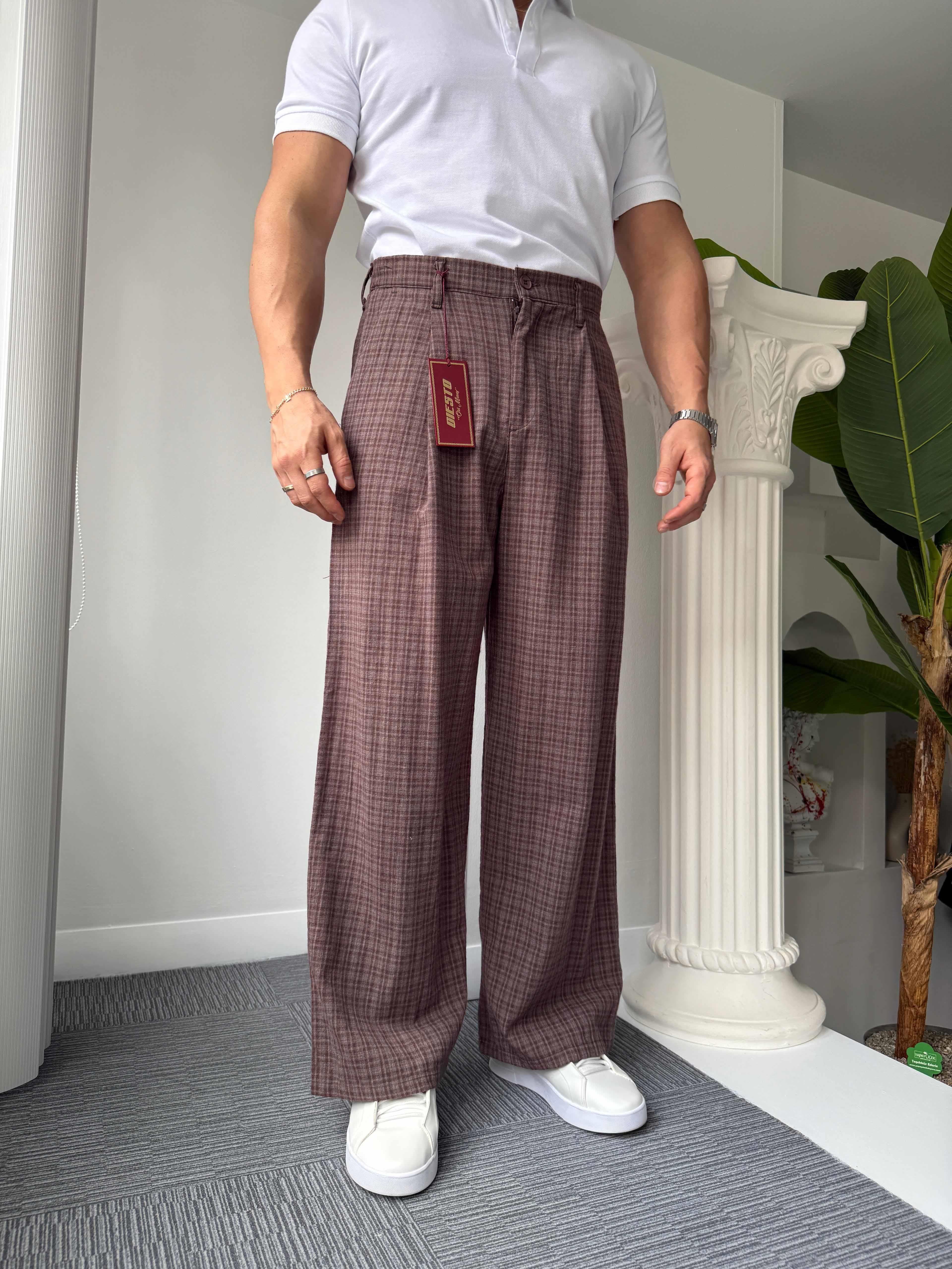 Kahve Lotus GG Baggy Pantolon