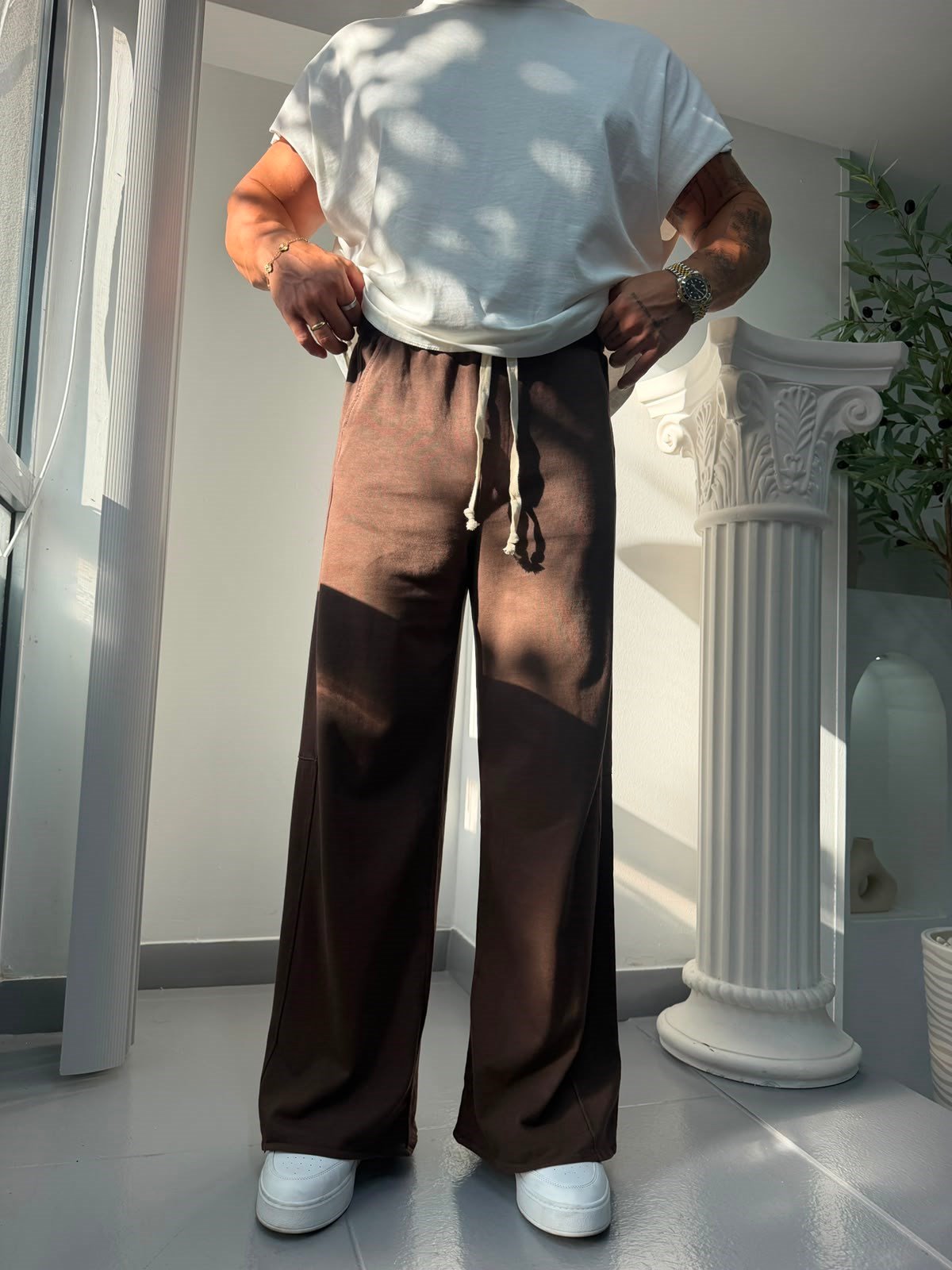 Kahve RL Flow Baggy Eşofman