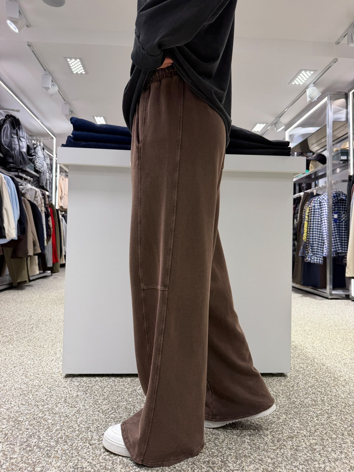 Kahve RL Yıkamalı Orbit Baggy Eşofman