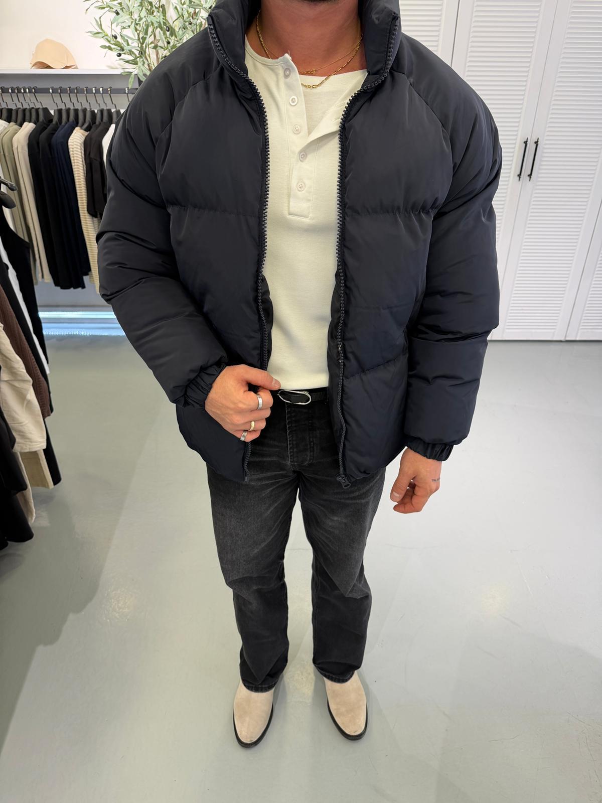Lacivert Mr Şişme Mont