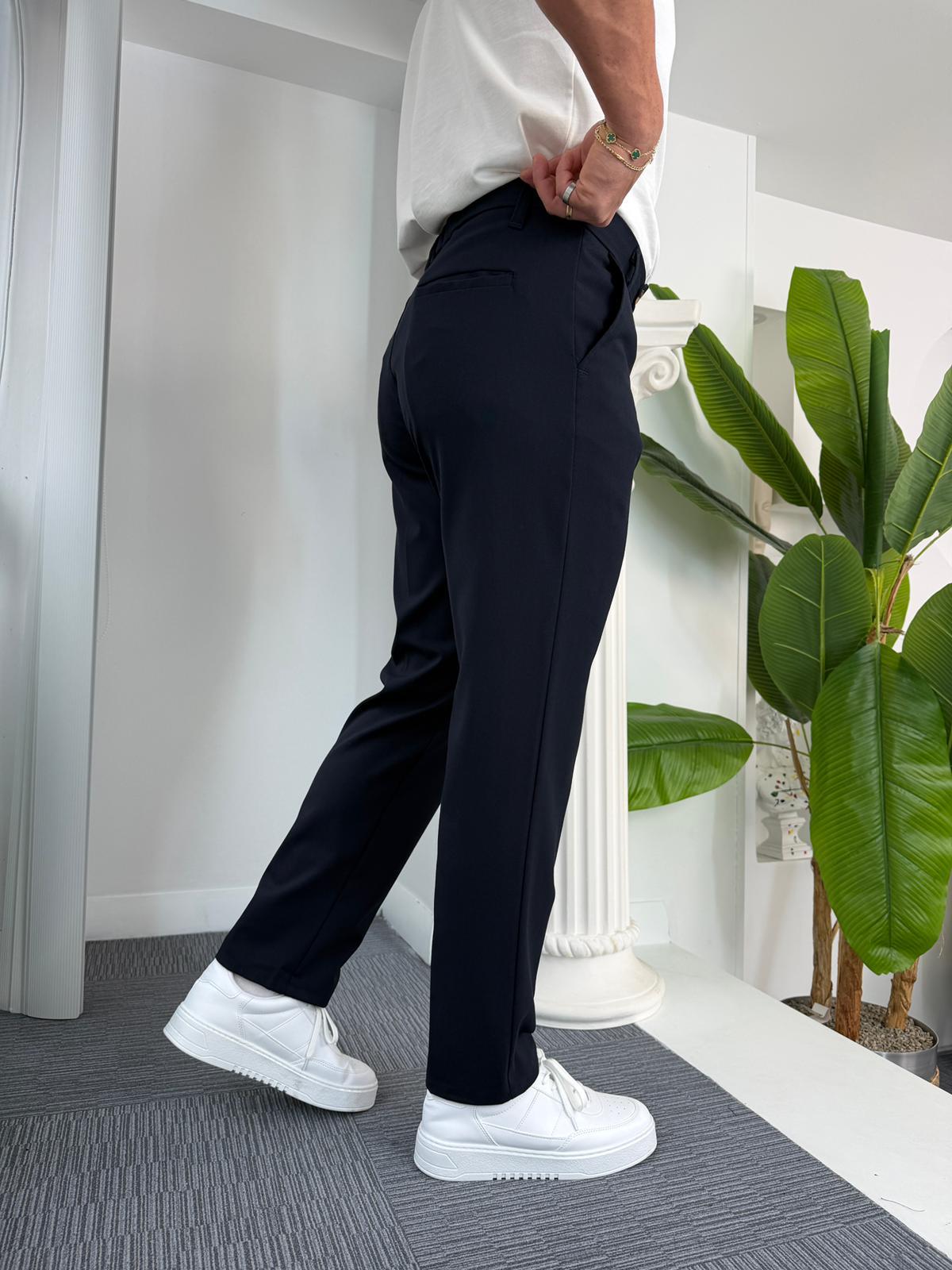 Lacivert Regular Kalıp LK Kumaş Pantolon