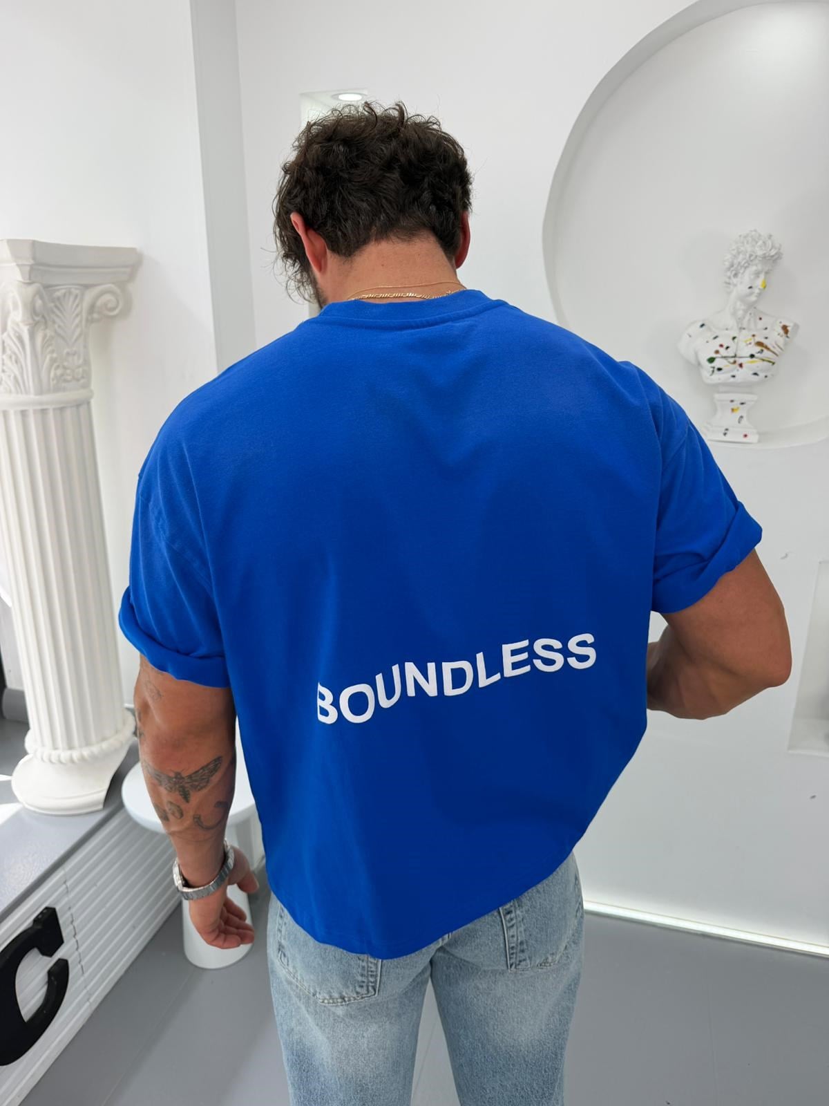Saks RL Yıkamalı Boundless Crop Fit Tshirt