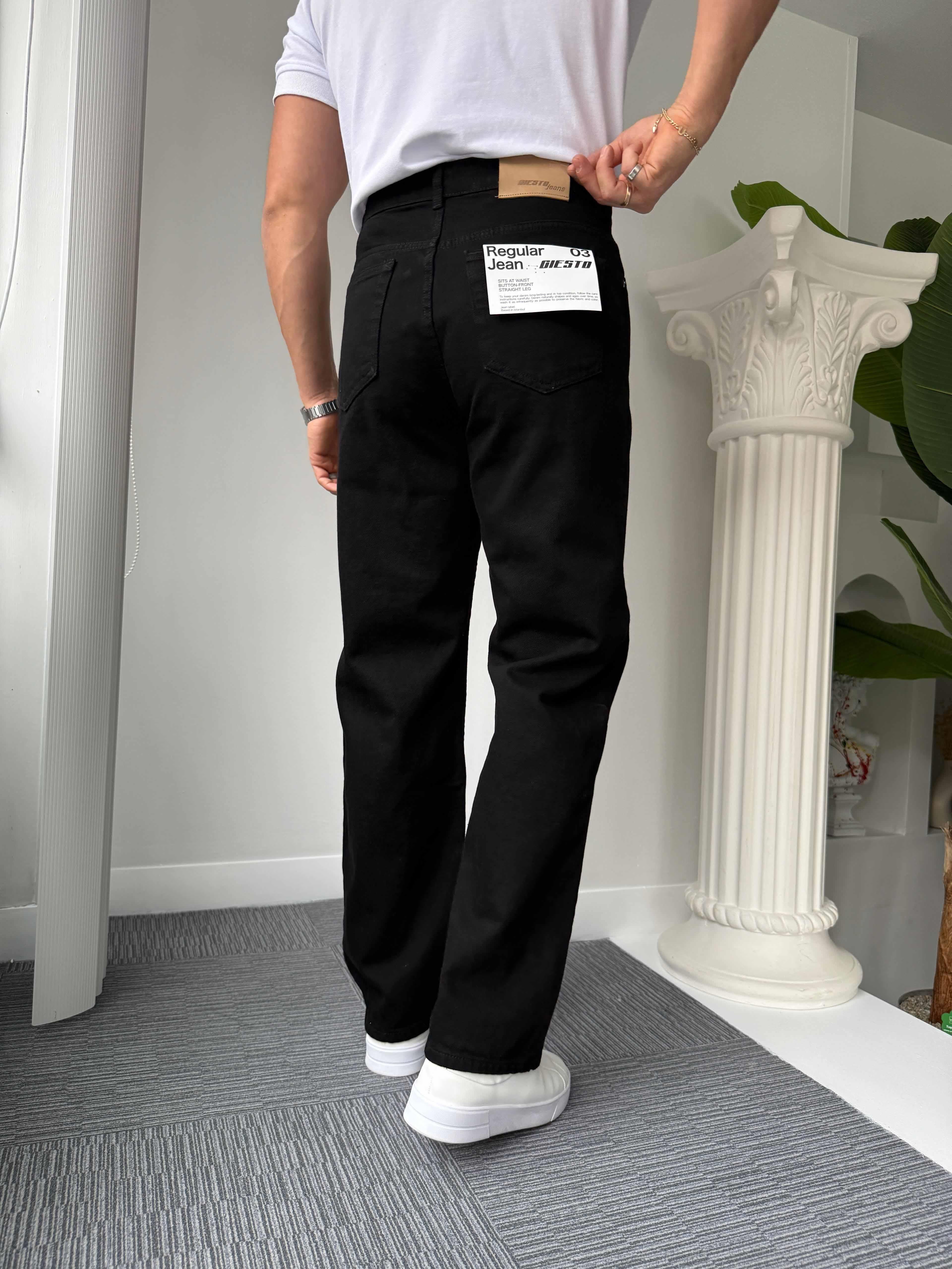 Siyah GG Basic Regular Jean