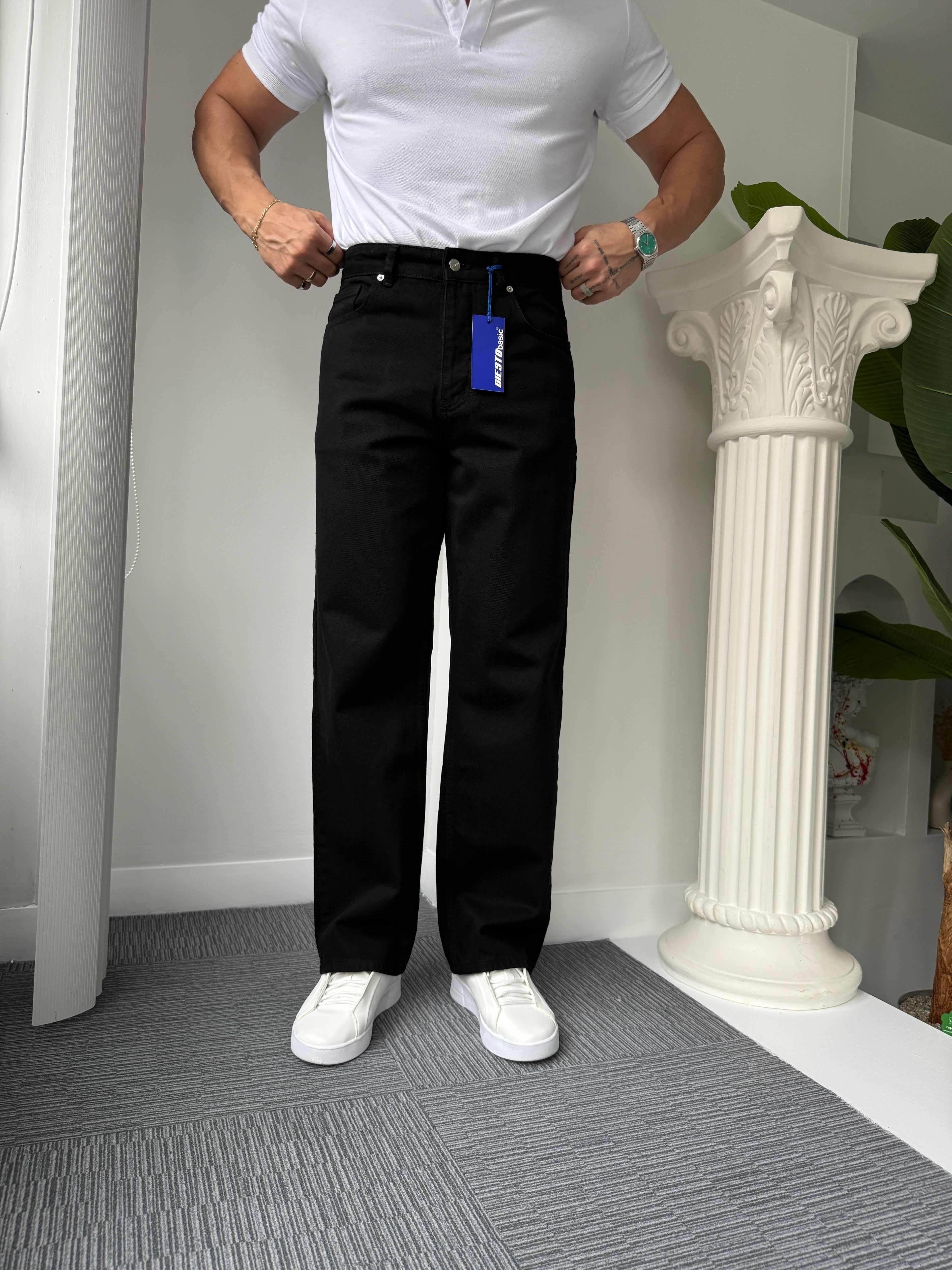 Siyah GG Basic Regular Jean