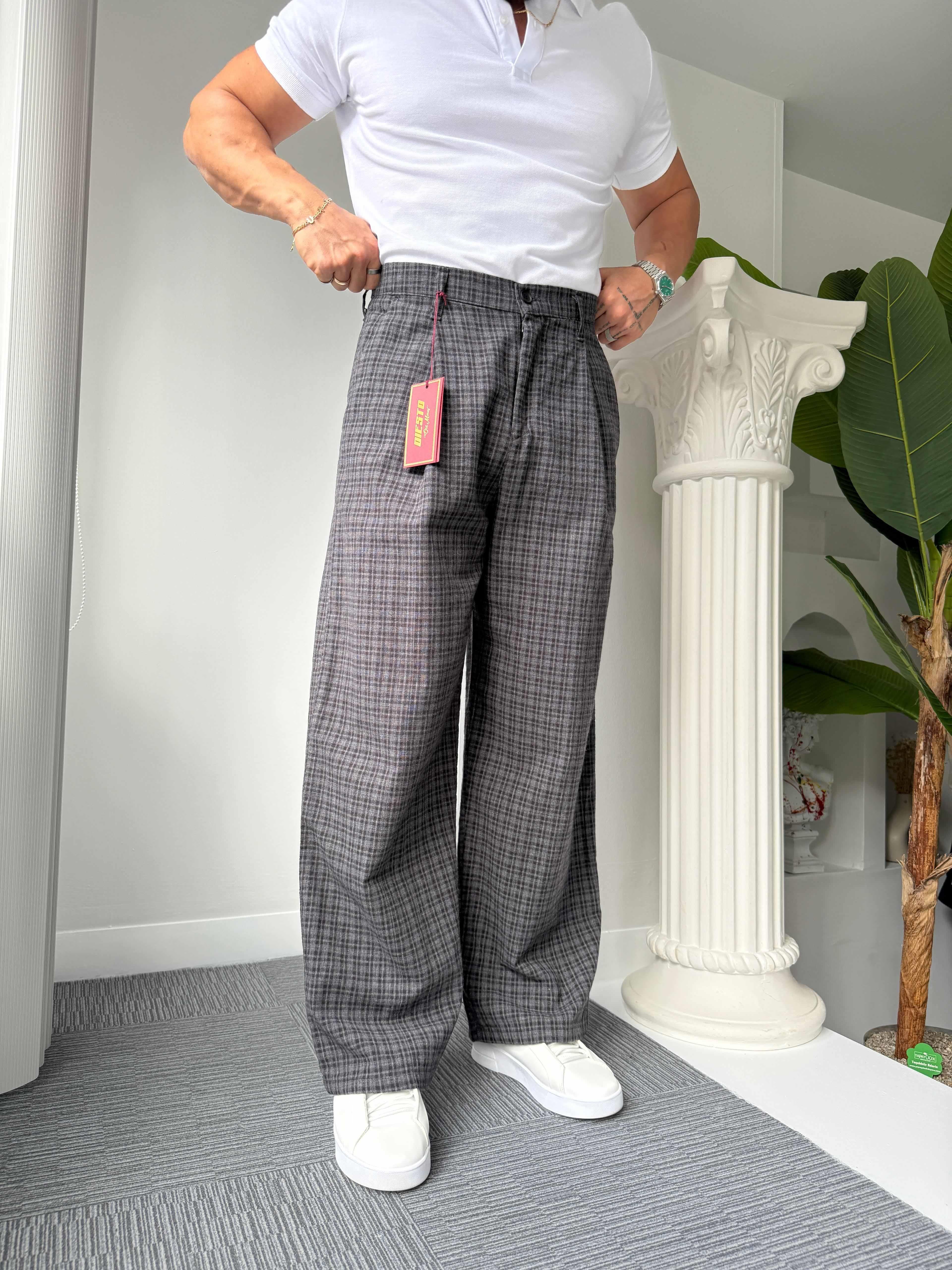Siyah Lotus GG Baggy Pantolon