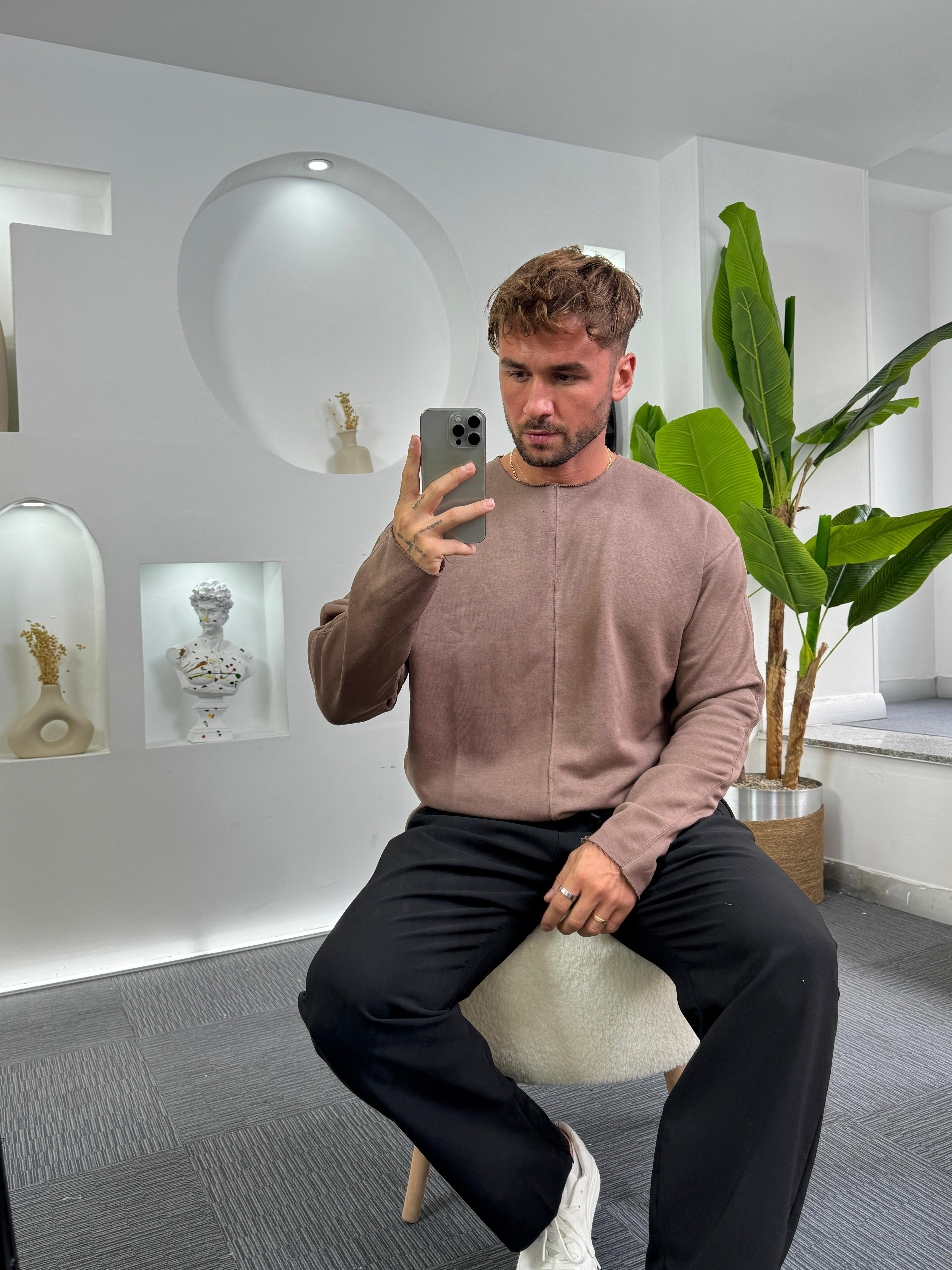 Vizon Ön Cima Detaylı Sweat