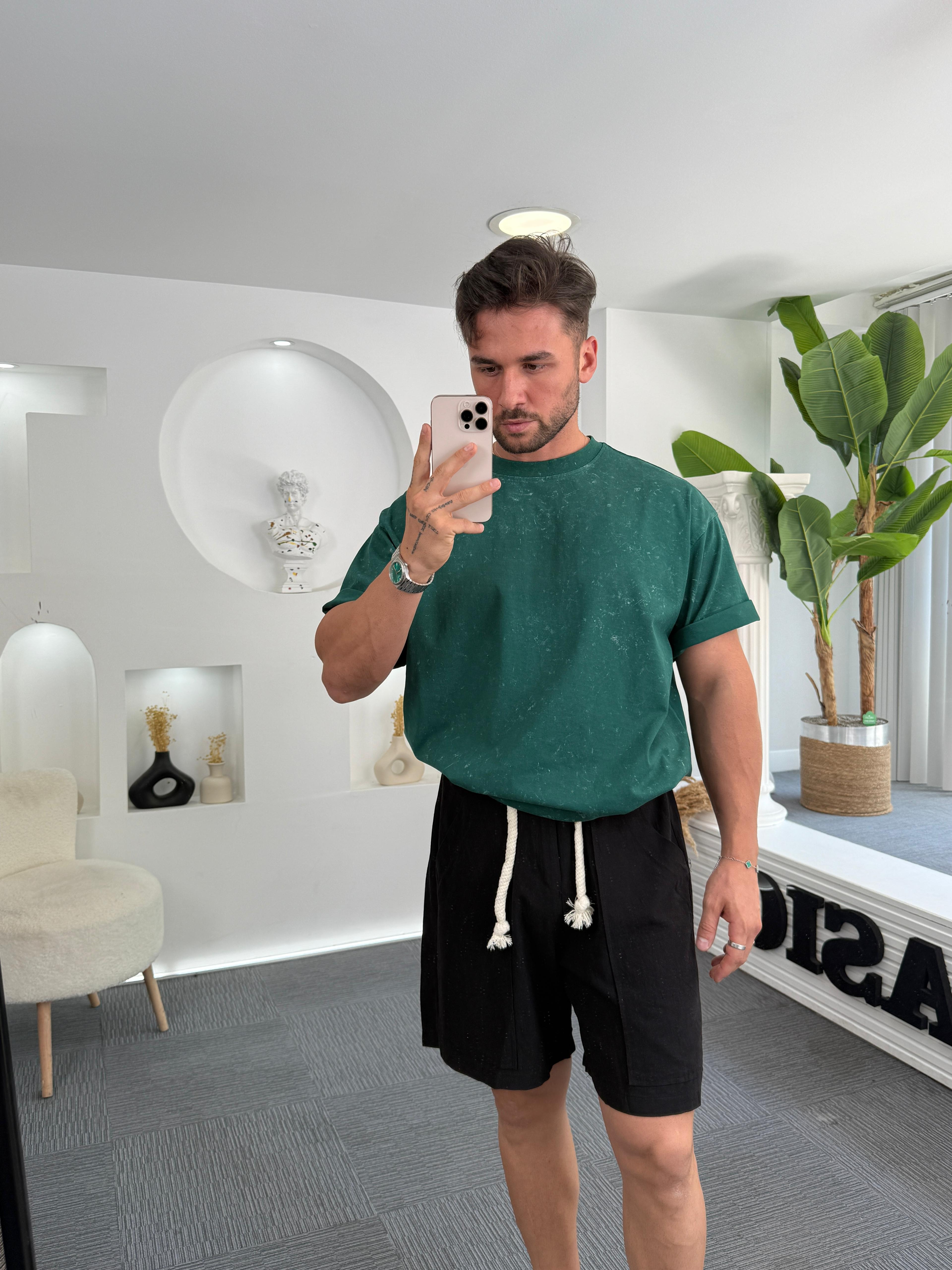 Yeşil Batik RL Oversize Tshirt