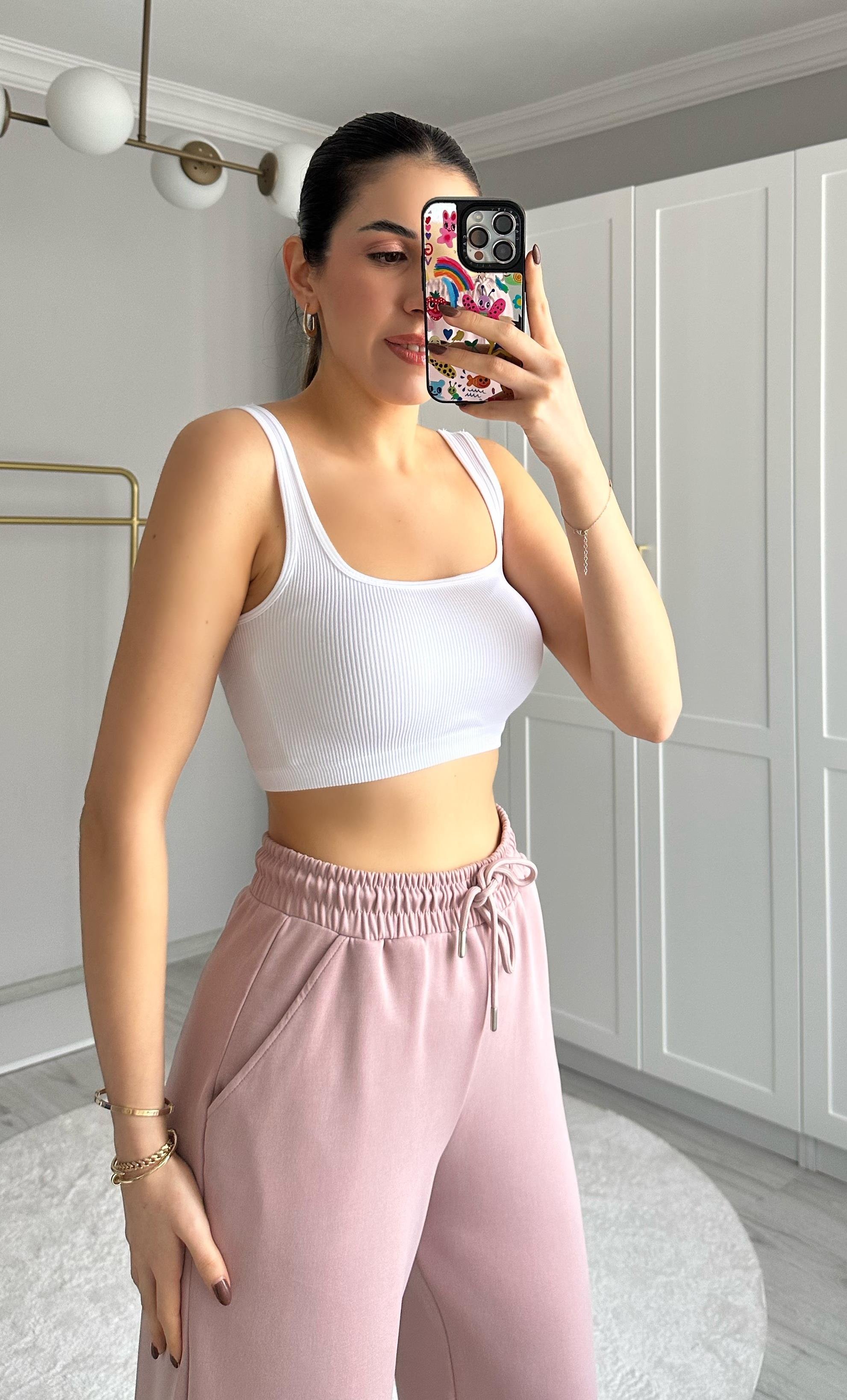 BEYAZ FİTİLLİ CROP