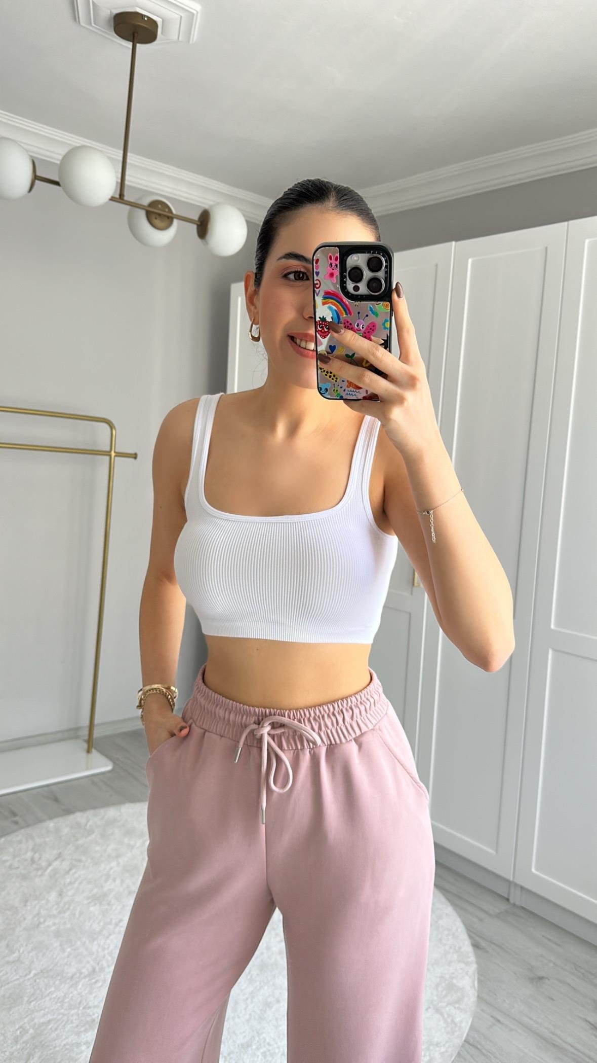 BEYAZ FİTİLLİ CROP