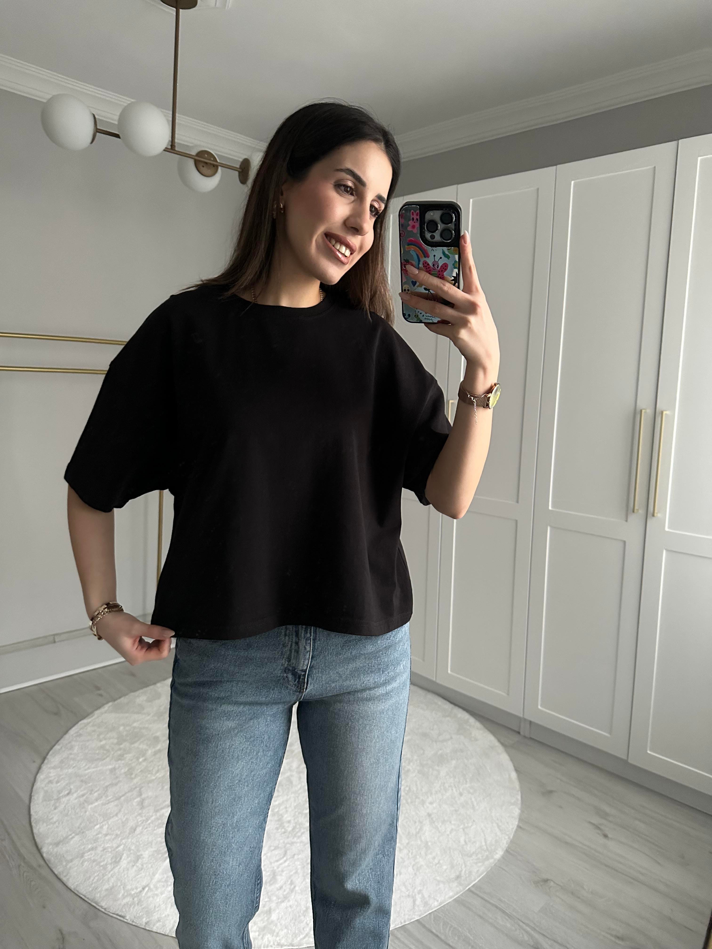 DLV BİSİKLET YAKA PREMİUM SİYAH TİŞÖRT