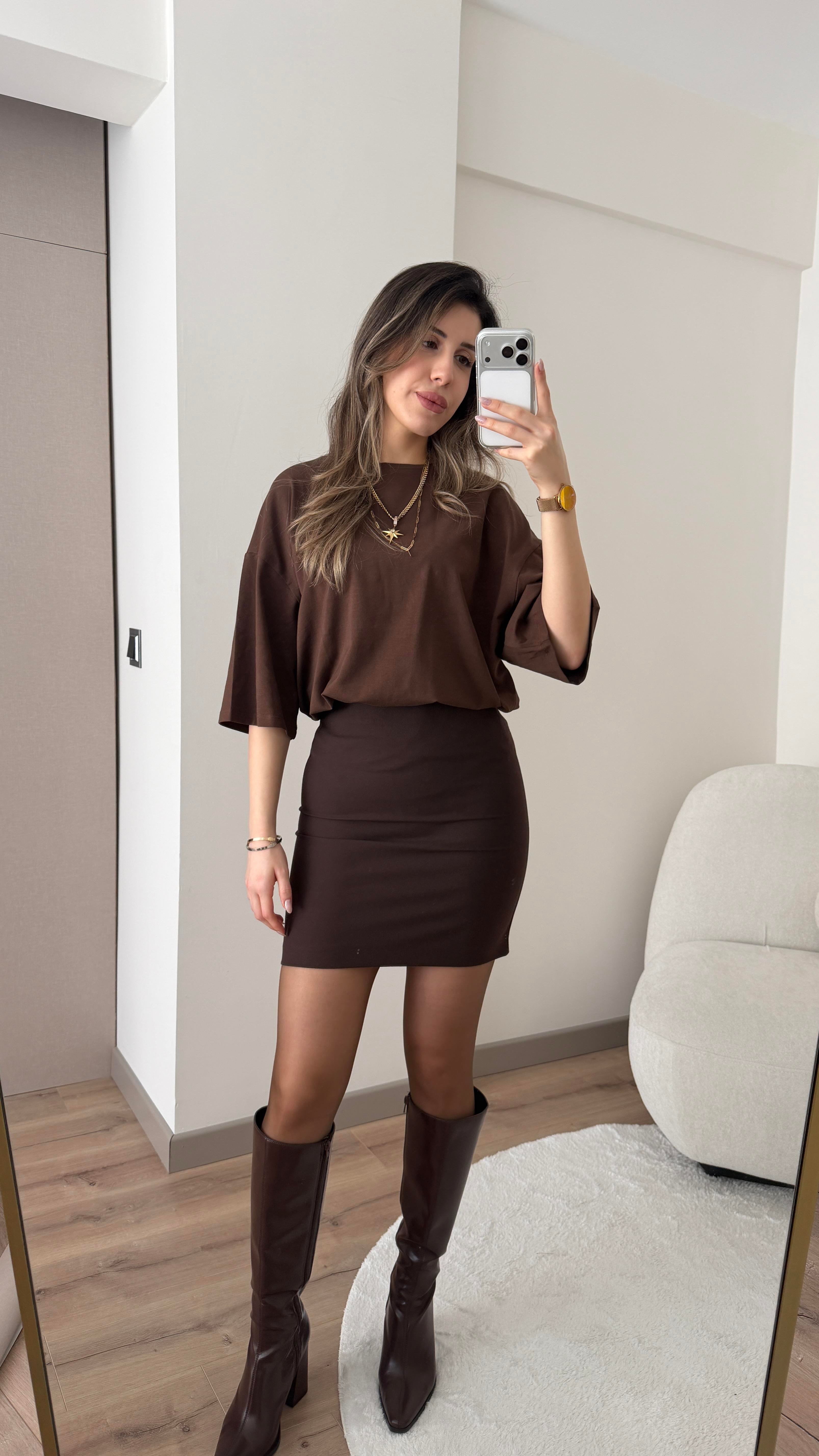 KAHVE MİNİ ETEK
