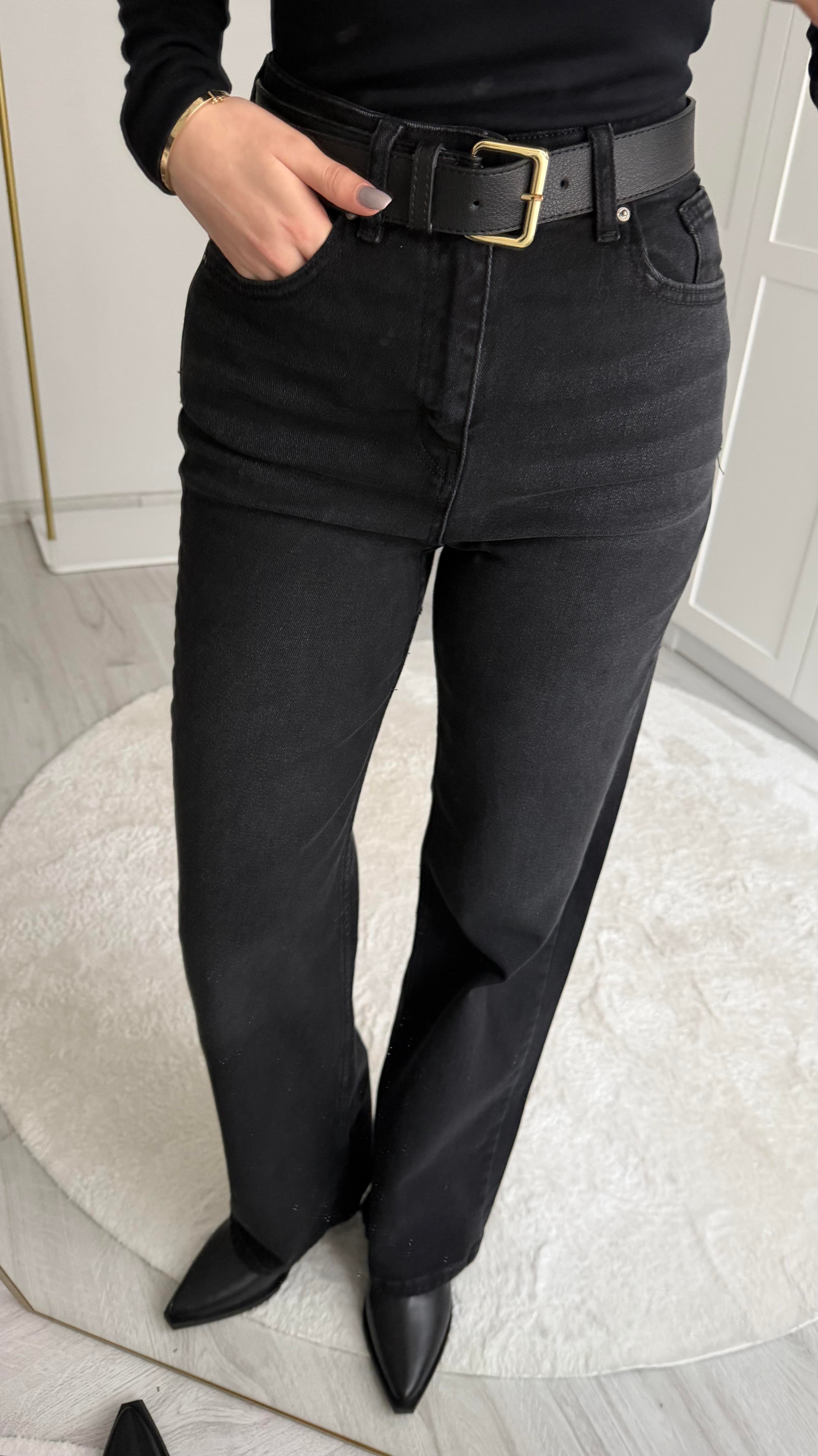 LİKRALI STRAİGHT FÜME JEAN