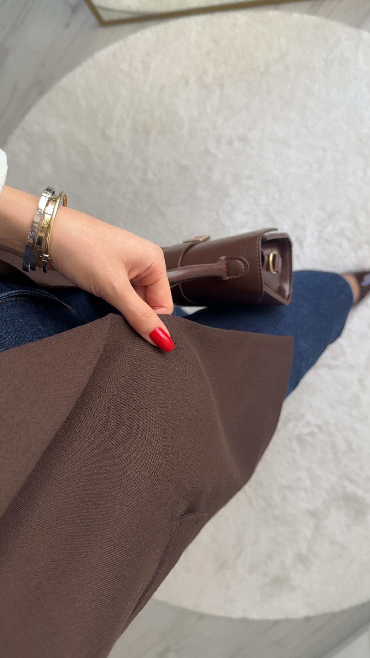 PREMİUM ACI KAHVE BLAZER CEKET