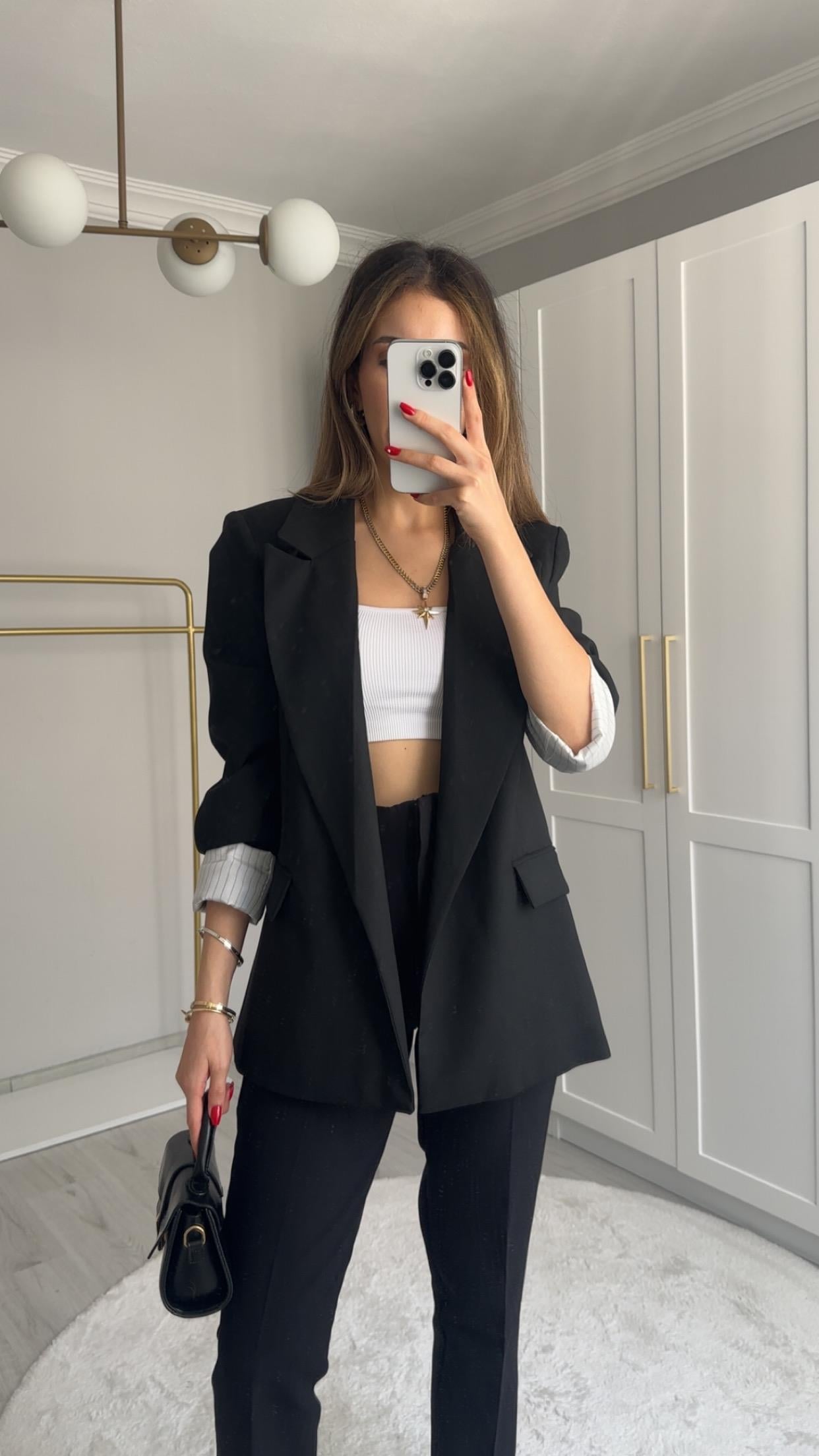 PREMİUM SİYAH BLAZER CEKET