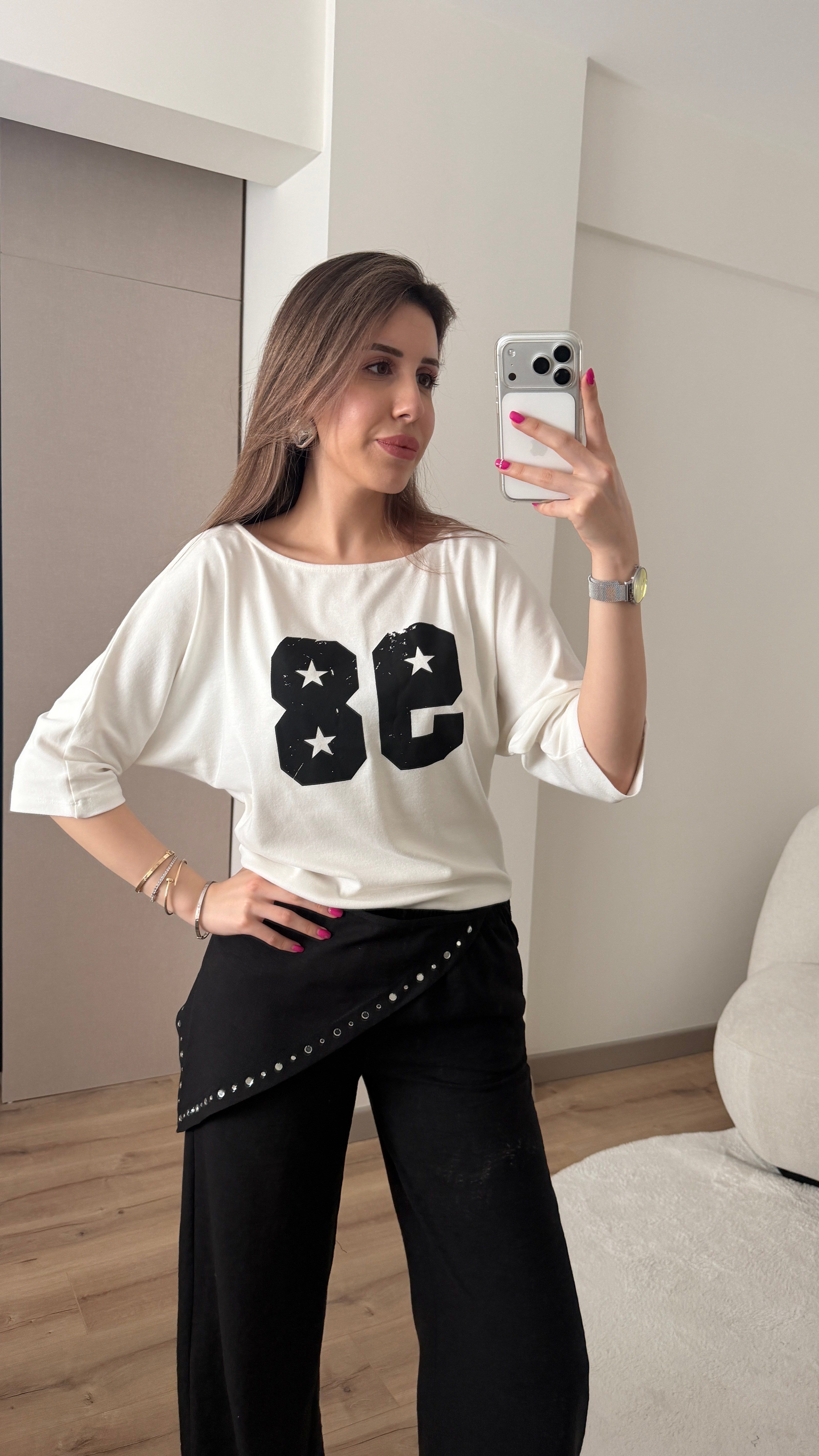 YARASA KOL KAYIK YAKA 98 BLUZ