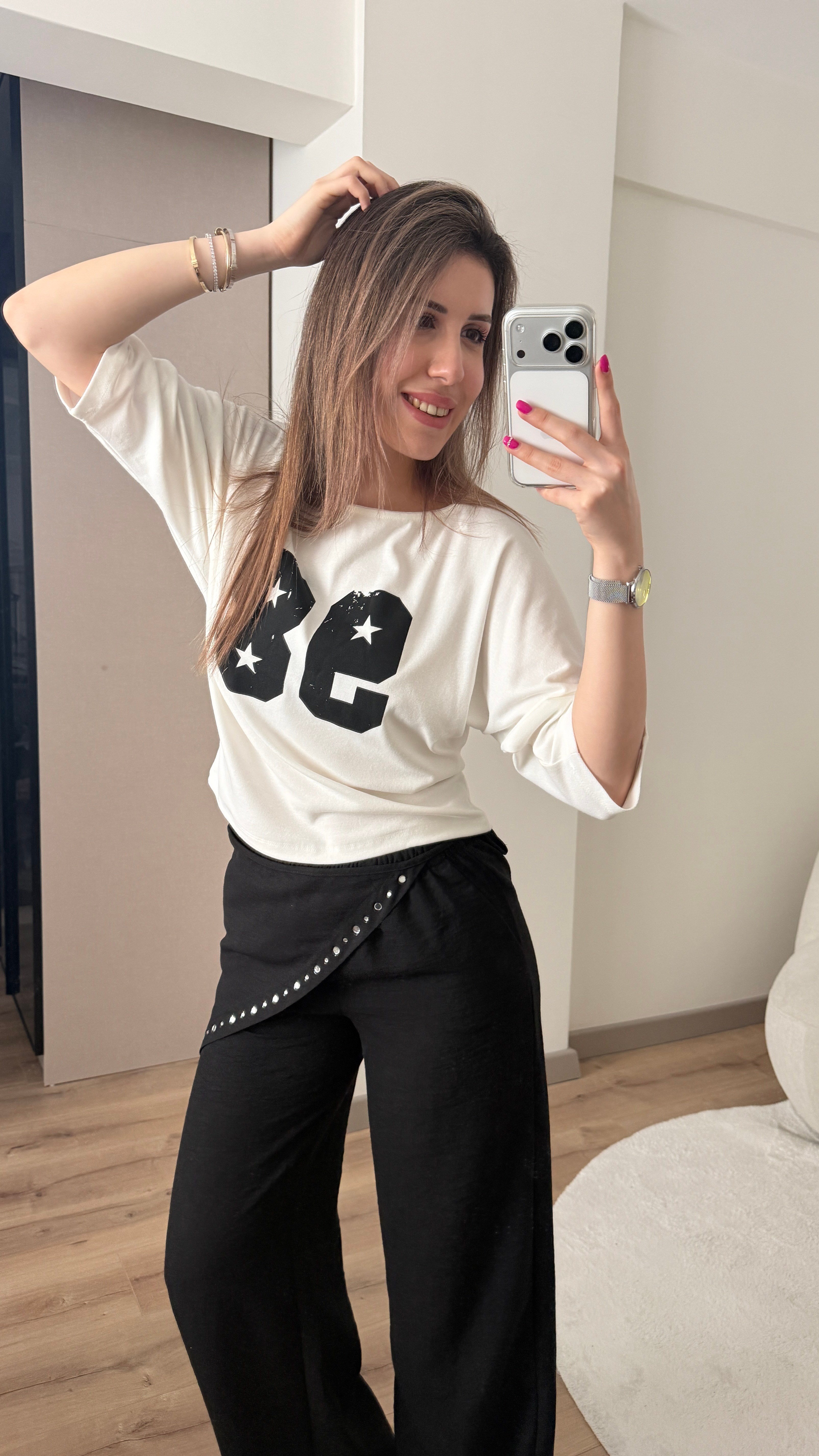YARASA KOL KAYIK YAKA 98 BLUZ