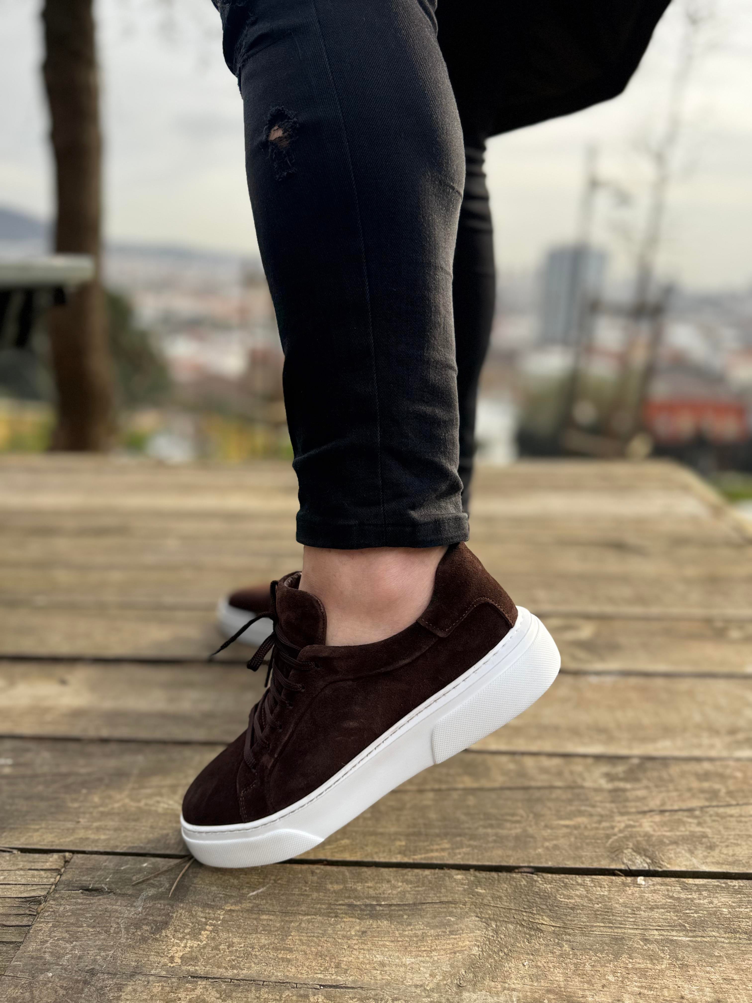 Casual Deri Ayakkabı Kahve