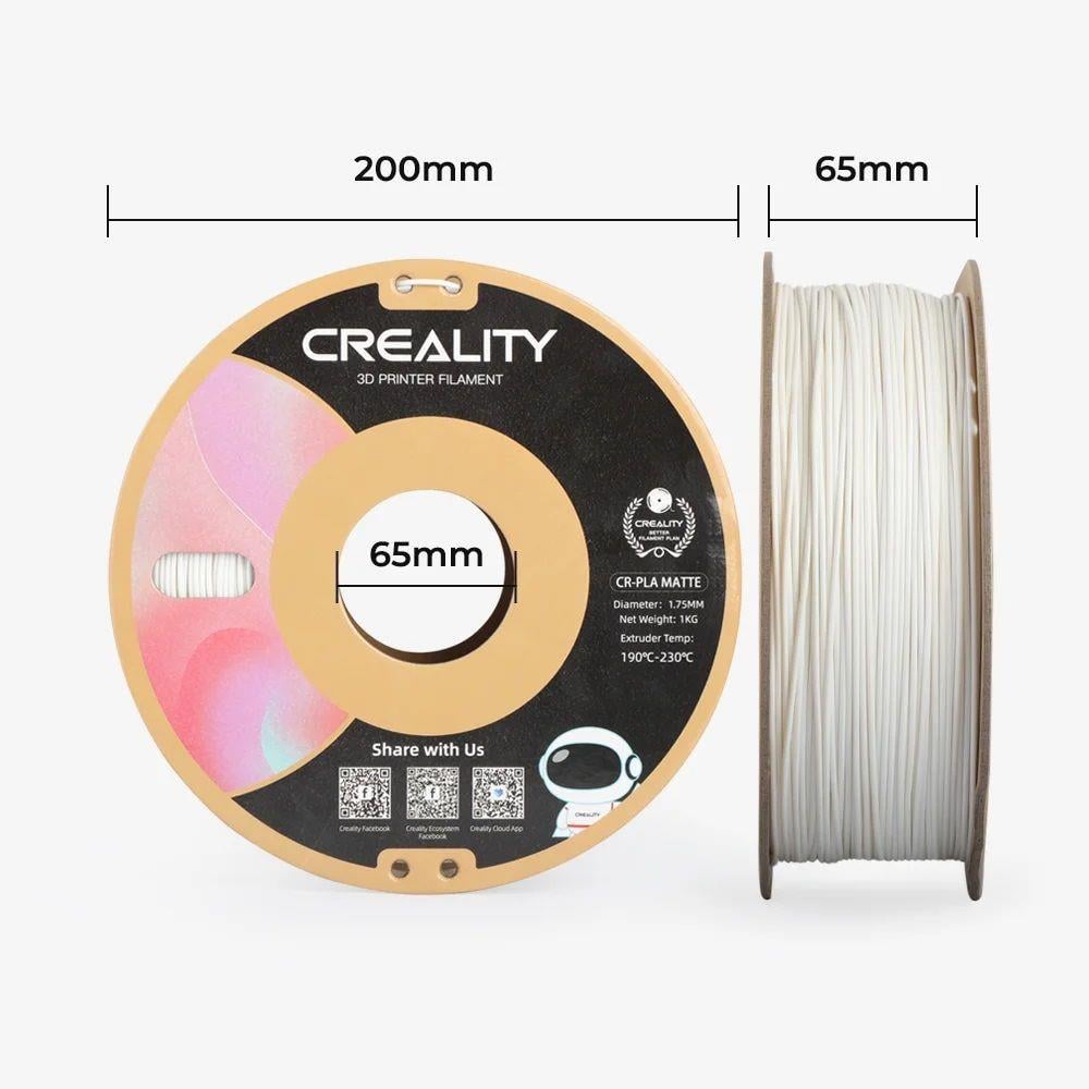 Creality CR-PLA Filament Mat Siyah