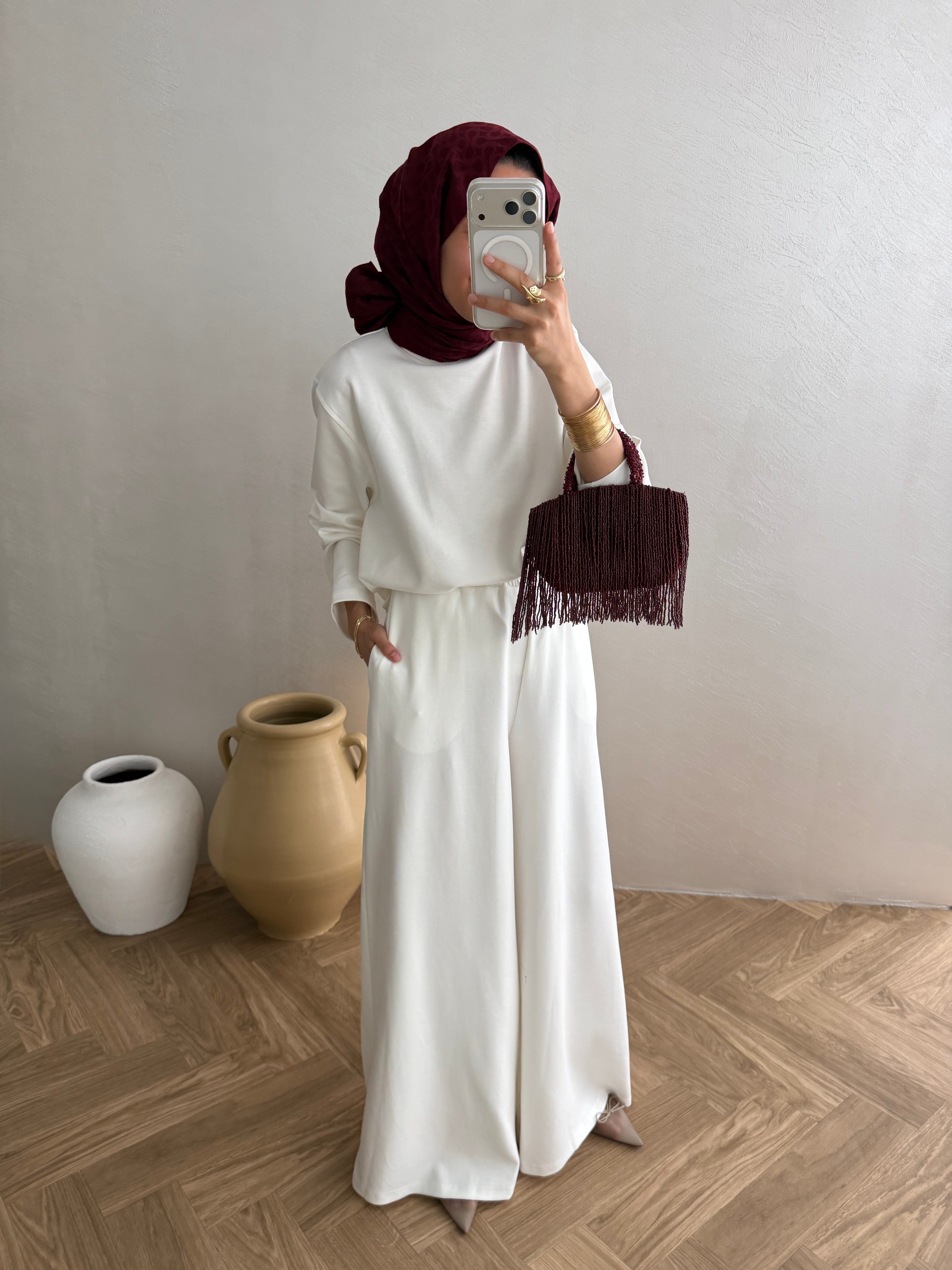 Basic Oysho Takım - Ekru 