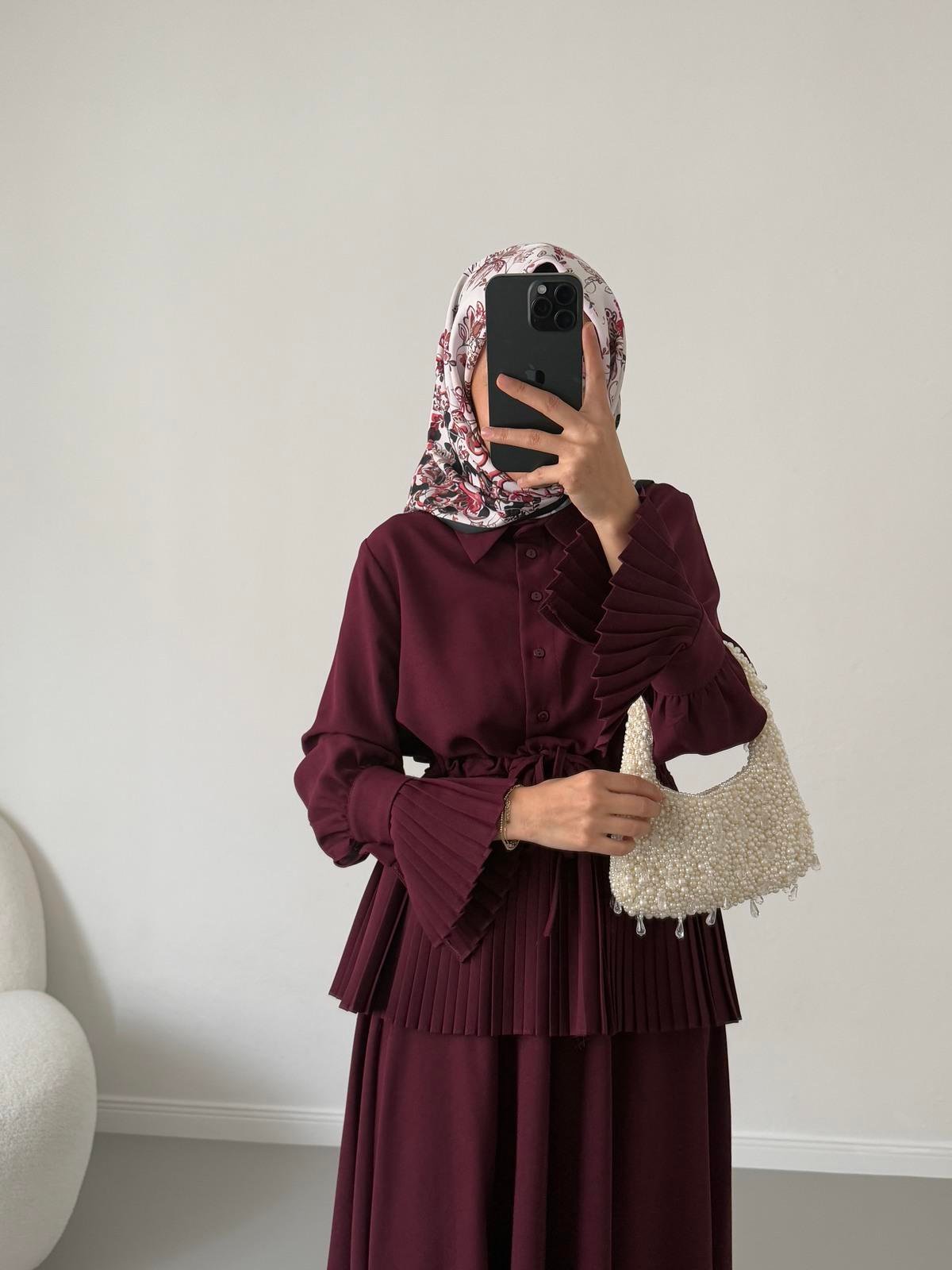 Krep Piliseli Takım - Bordo