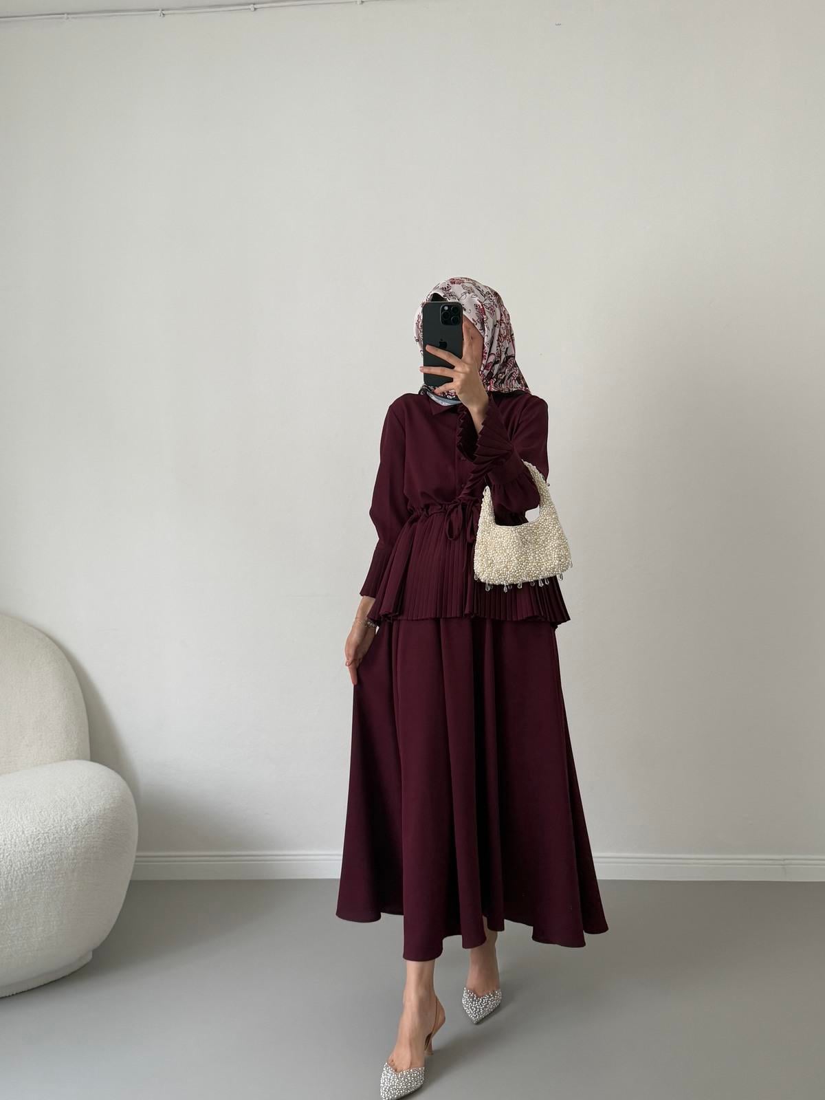 Krep Piliseli Takım - Bordo