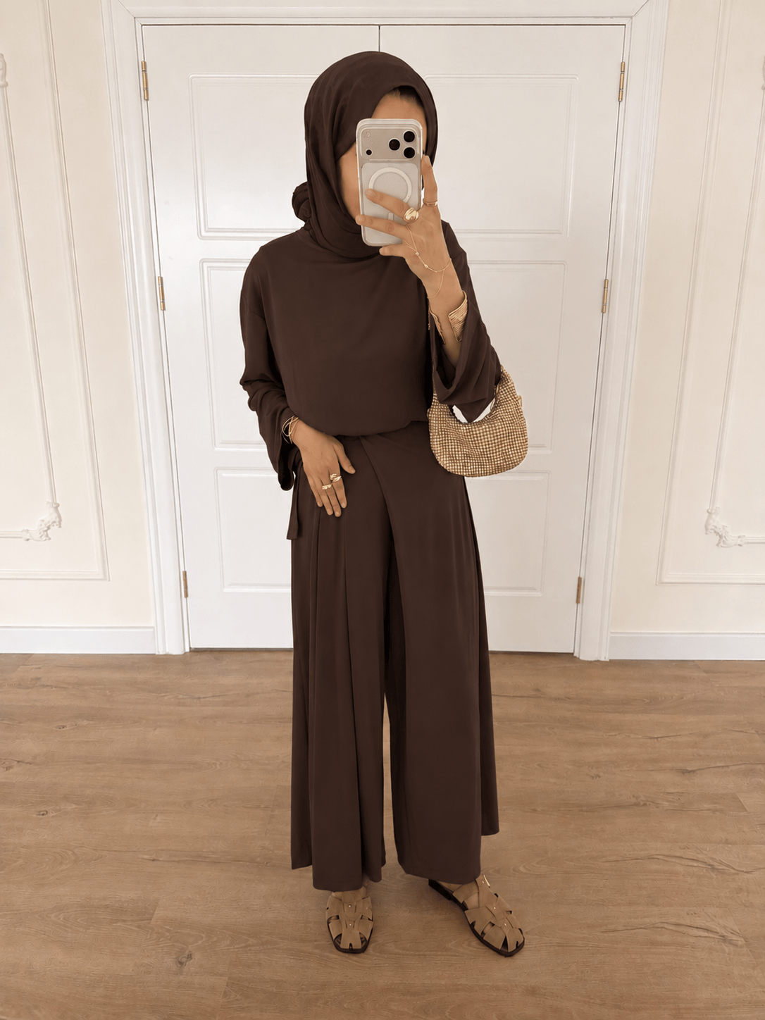 Oversize Oysho Takım - Kahve