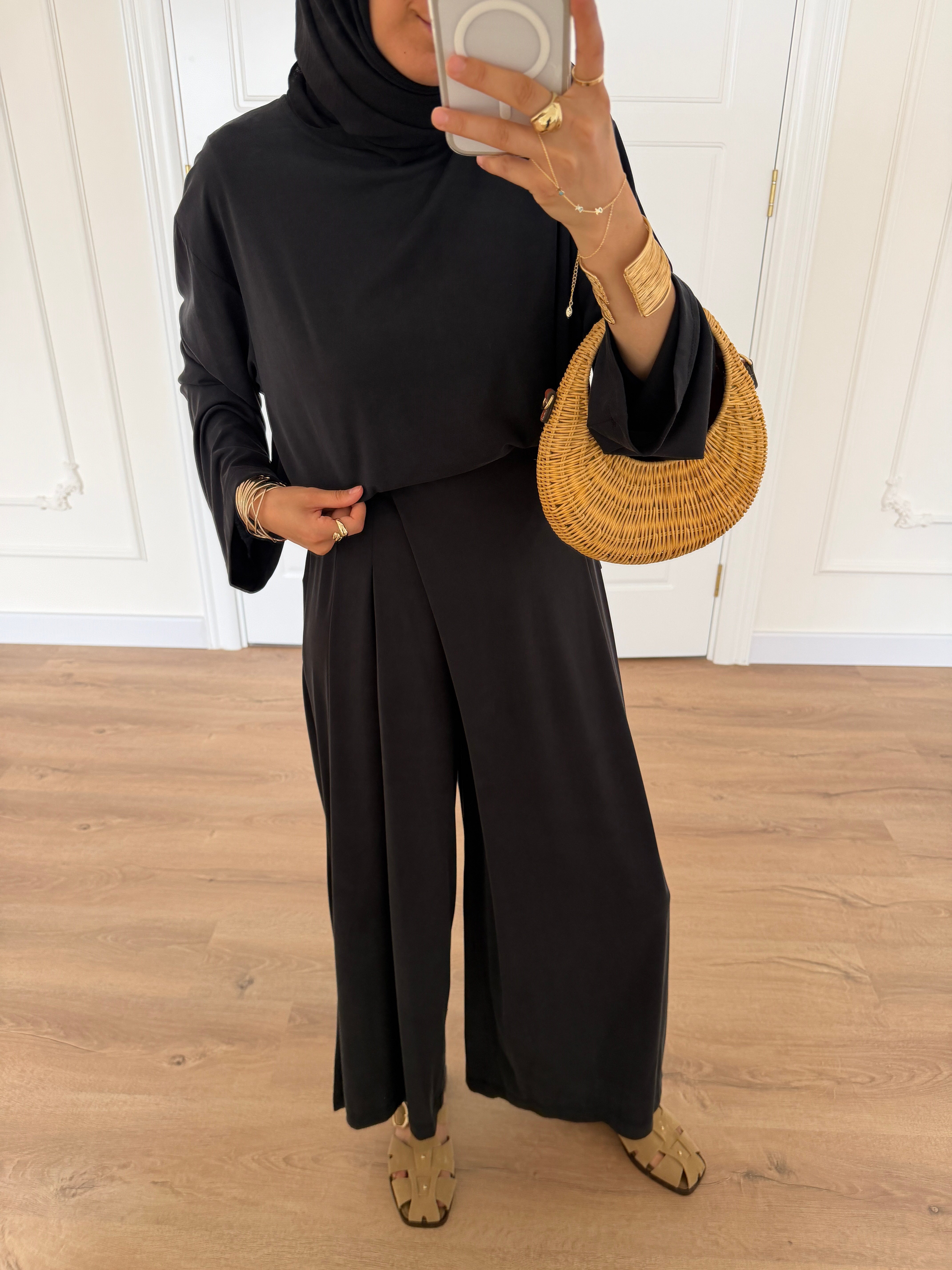 Oversize Oysho Takım - Siyah