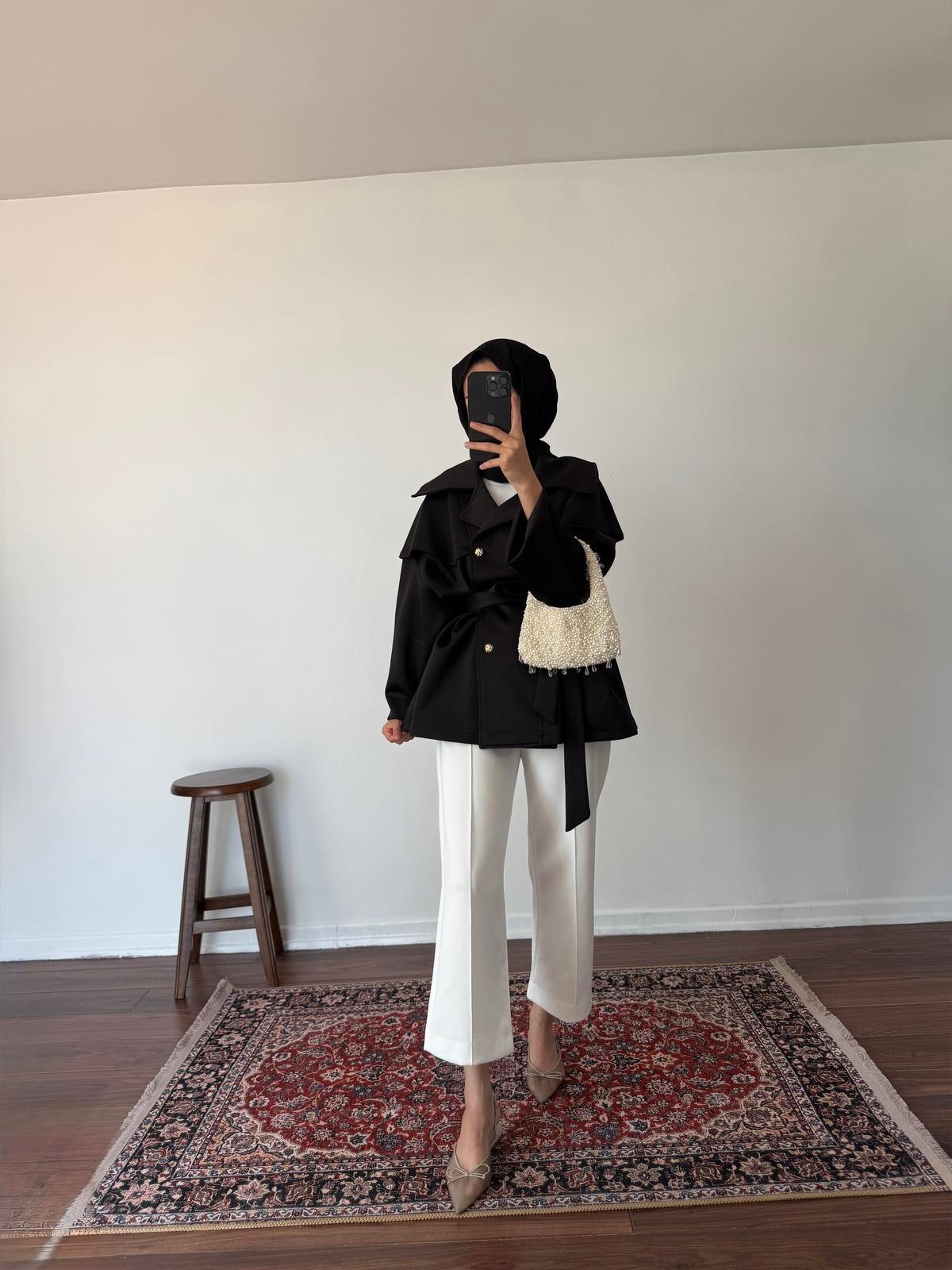 Scuba Ceket - Siyah