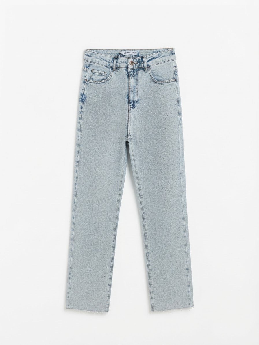 Taşlı Mom Jean 