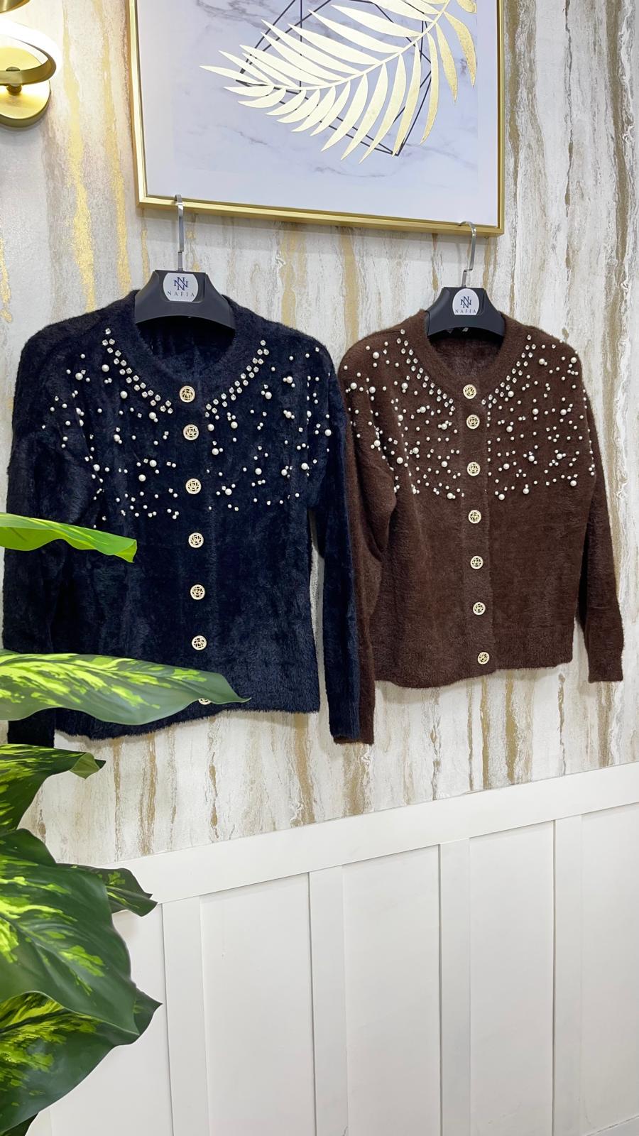 İNCİ DÜĞMELİ ANGORA