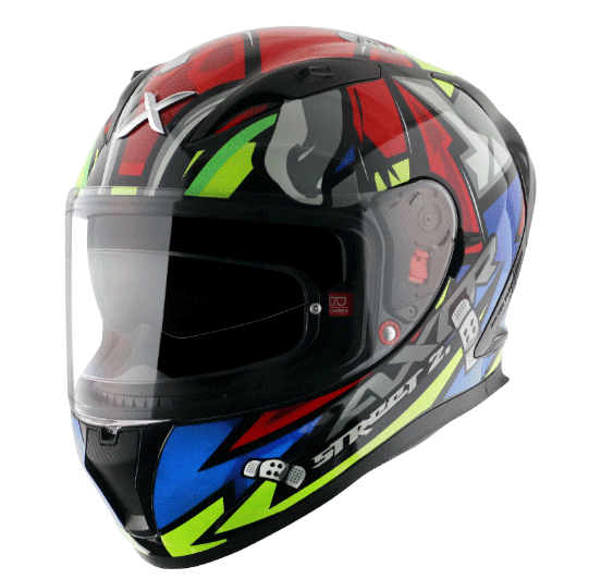Axor Street Bobby Kask Kırmızı-Siyah