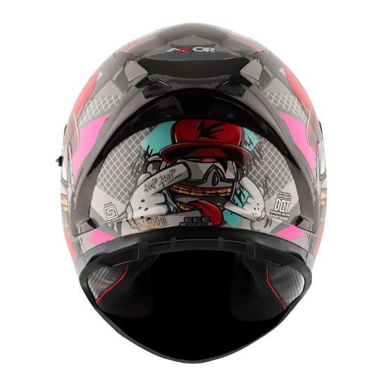 Axor Street Hiphop Kask Pembe-Siyah