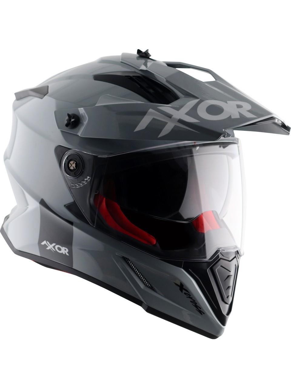Axor X Cross Sc Dual Visor Nichel Nardo Grey Kask