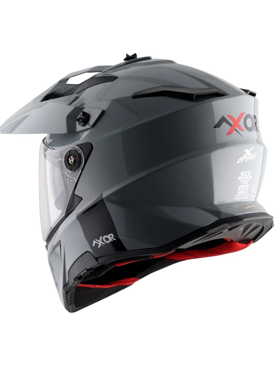 Axor X Cross Sc Dual Visor Nichel Nardo Grey Kask