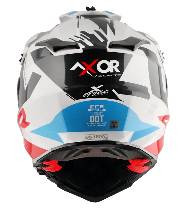 Axor X Cross X1 Dual White Red Kask
