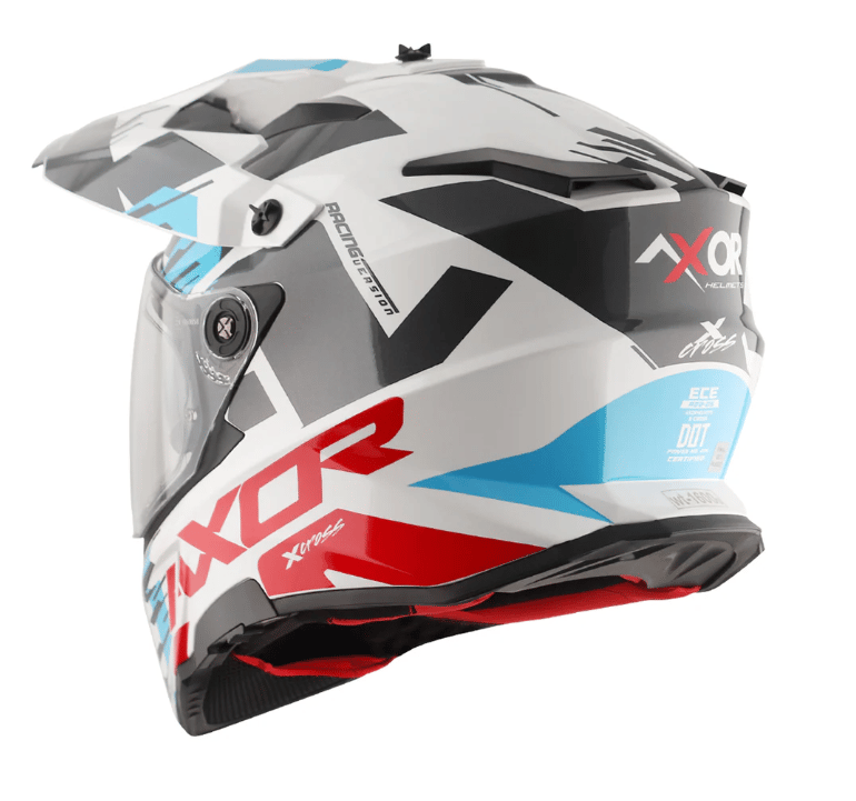Axor X Cross X1 Dual White Red Kask