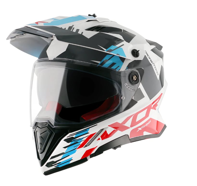 Axor X Cross X1 Dual White Red Kask