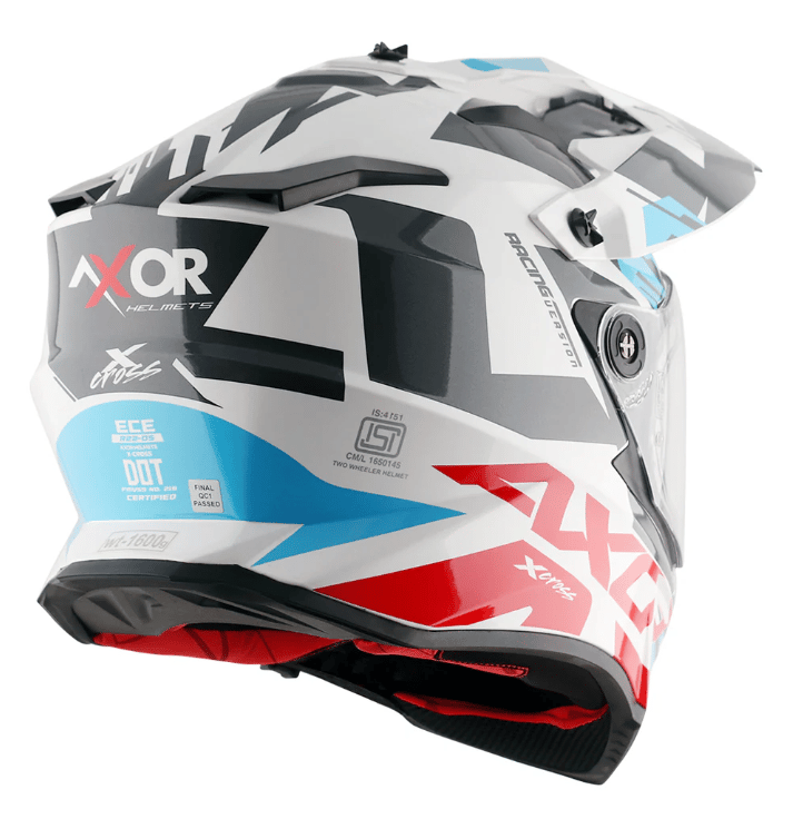 Axor X Cross X1 Dual White Red Kask