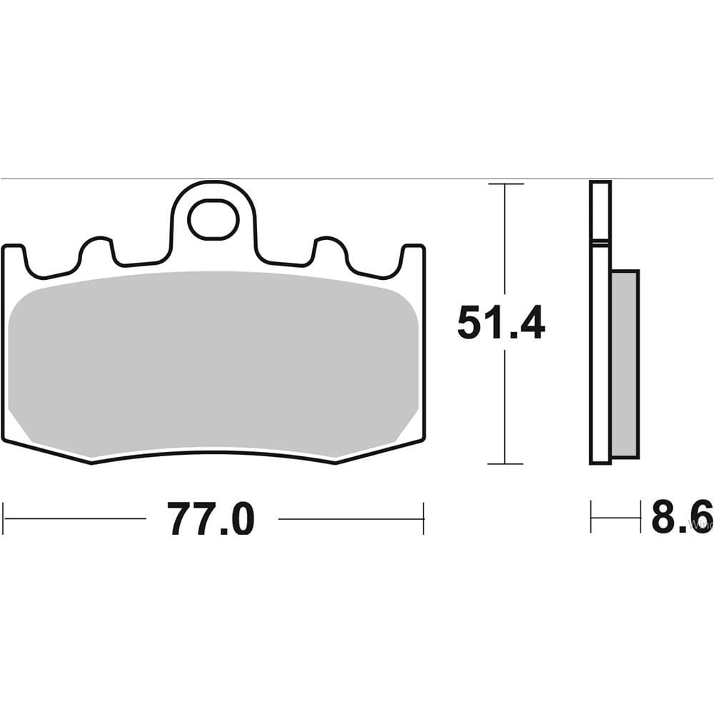 BREMBO BMW R1200RT 05-14 , R1150GS SINTER ÖN FREN BALATASI (335) 07BB26SA