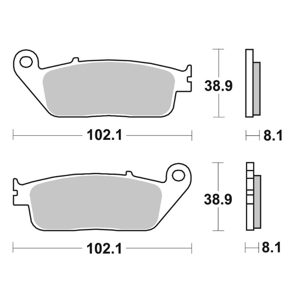 BREMBO Fren Balatası CBR600F TRIUMPH TIGER (226) 07HO30SA