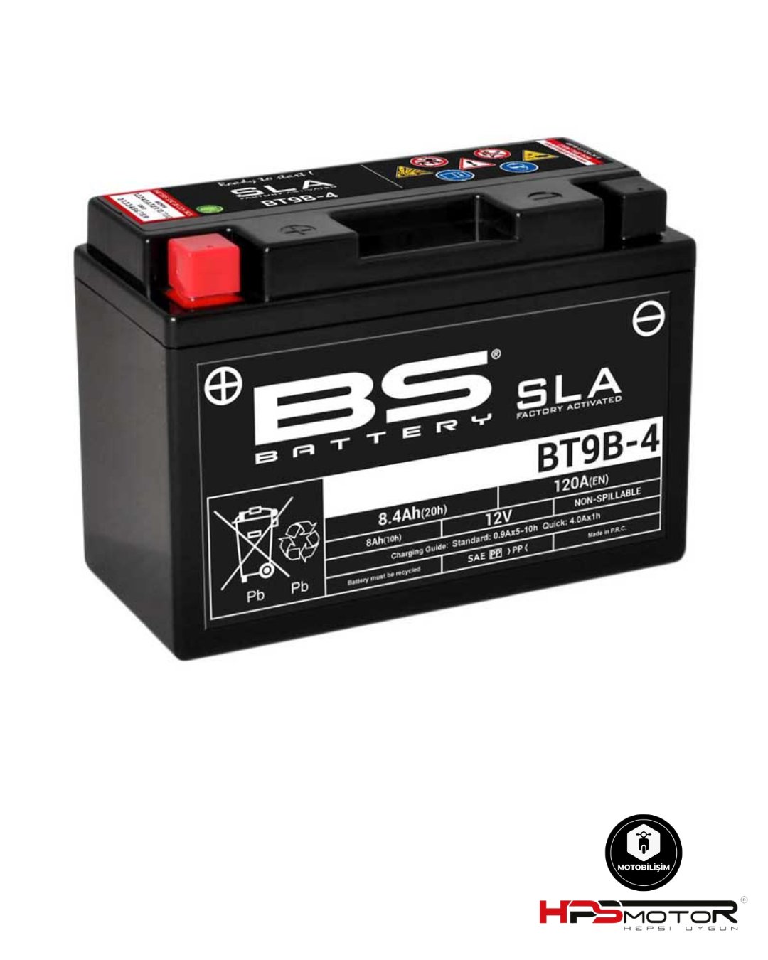 BS Akü BT9B-4 SLA