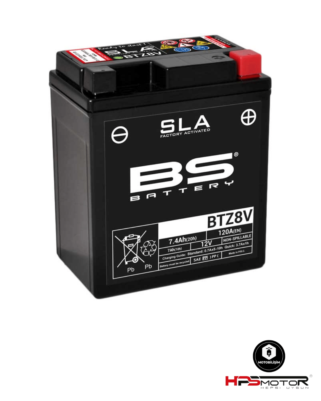 BS Akü BTZ8V Sla