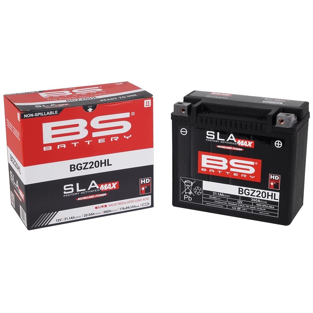 BS Battery BGZ20HL SLA MAX Motosiklet Aküsü 300939