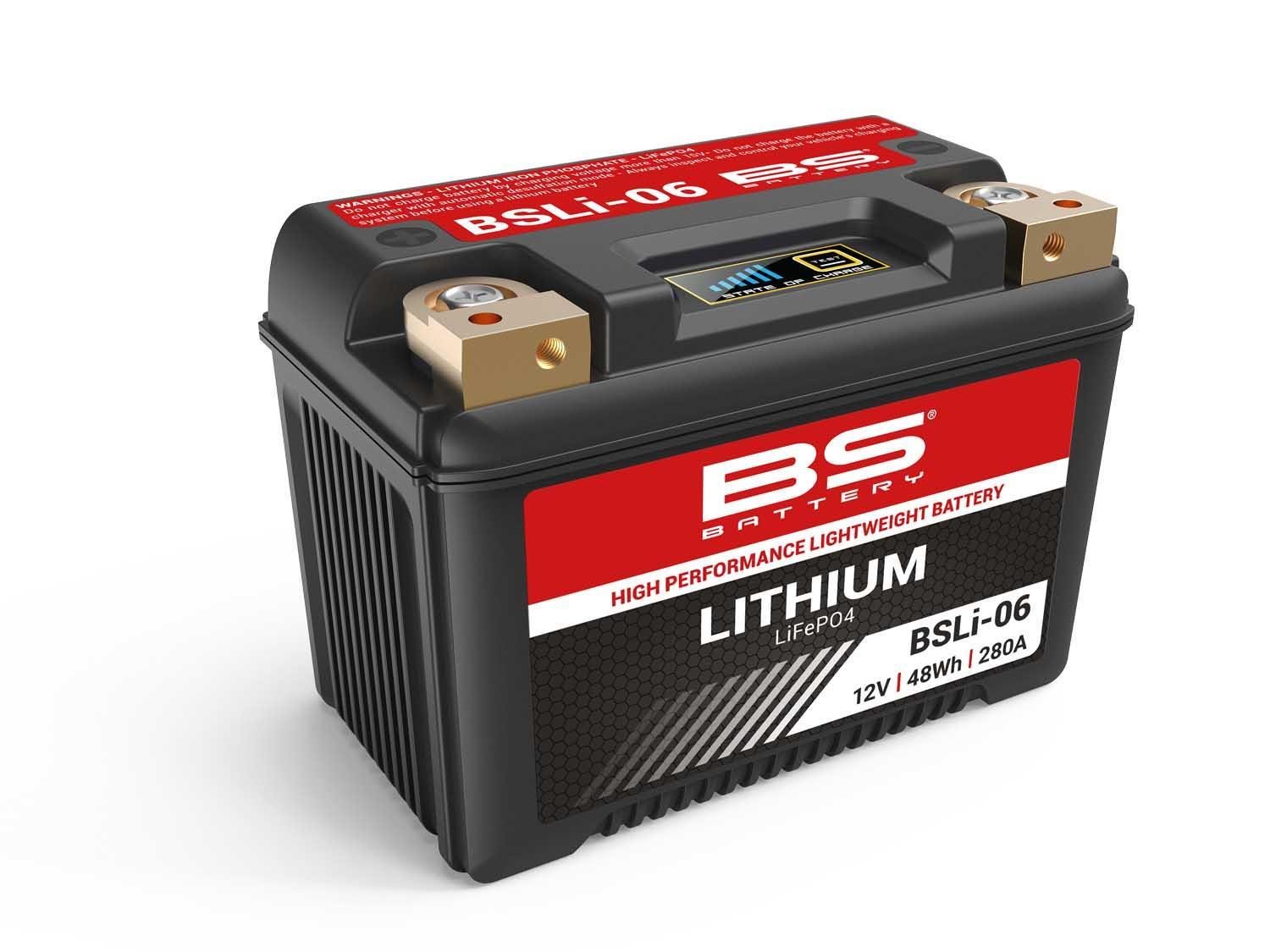 BS BATTERY BSLI-06 Lithium-Ion Battery Motosiklet Aküsü