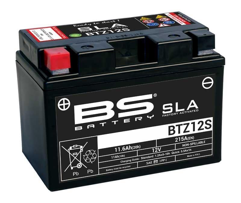 BS BATTERY BTZ12S (SLA) Motosiklet Aküsü SLA Tipi