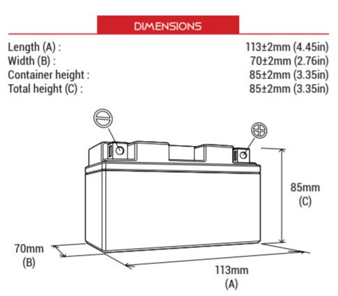BS BATTERY BTZ5S-BS Motosiklet Aküsü