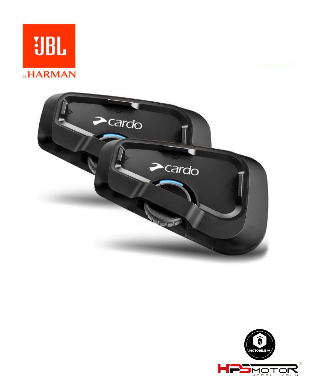 Cardo Freecom 2X Jbl Bluethooth ve İntercom (İkili Paket)