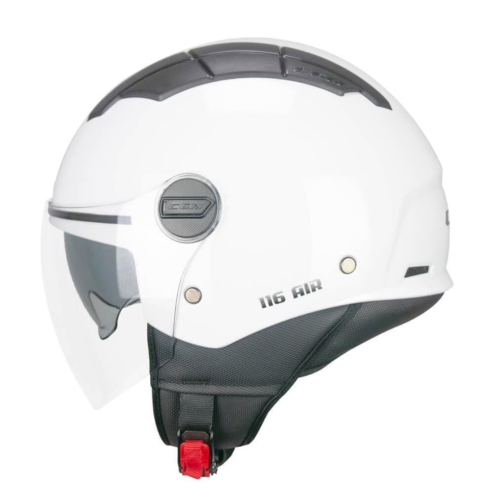 CGM 116A AIR Açık Kask BEYAZ Uzun Vizör+Güneş Vizörlü -2XL