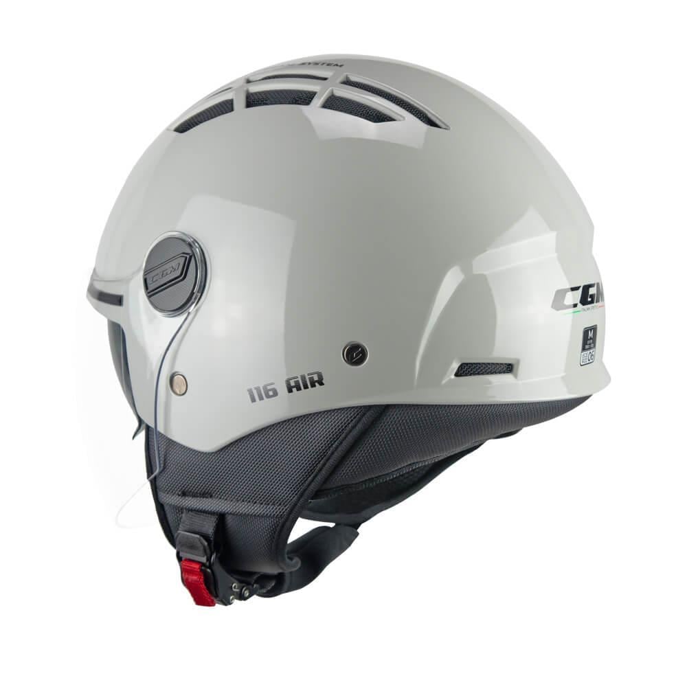 CGM 116A AIR Açık Kask GRİ Uzun Vizör+Güneş Vizörlü -M