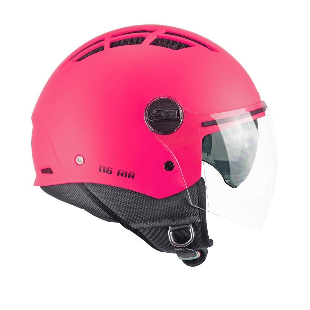 CGM 116A AIR Açık Kask PEMBE Uzun Vizör+Güneş Vizörlü -S